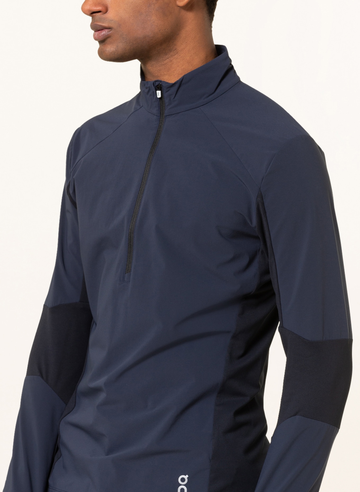 On Running T-shirt TRAIL BREAKER with mesh, Color: DARK BLUE (Image 4)