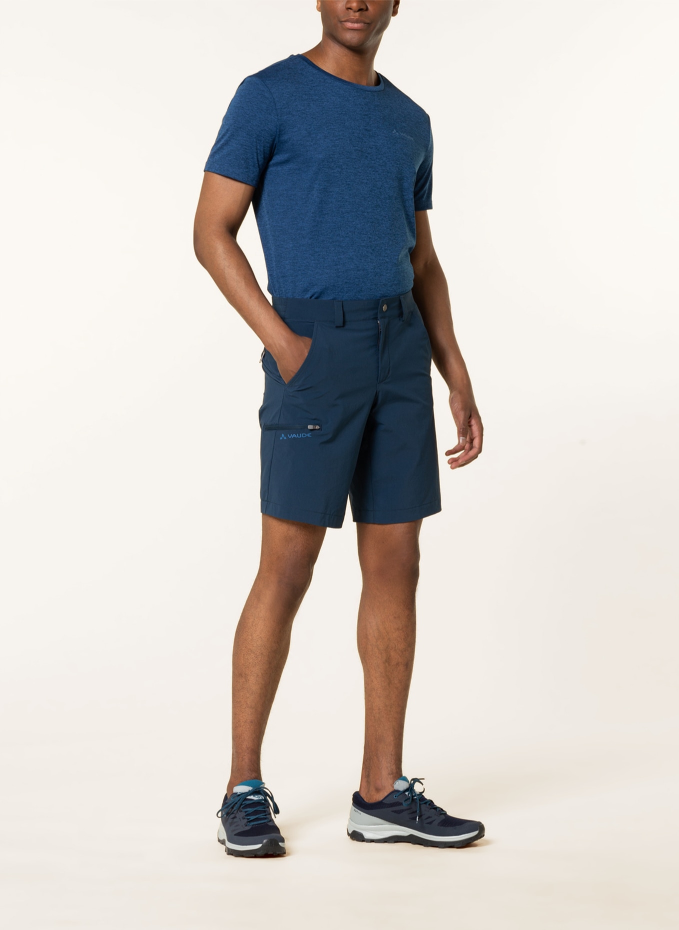 VAUDE Outdoor shorts FARLEY, Color: DARK BLUE (Image 2)