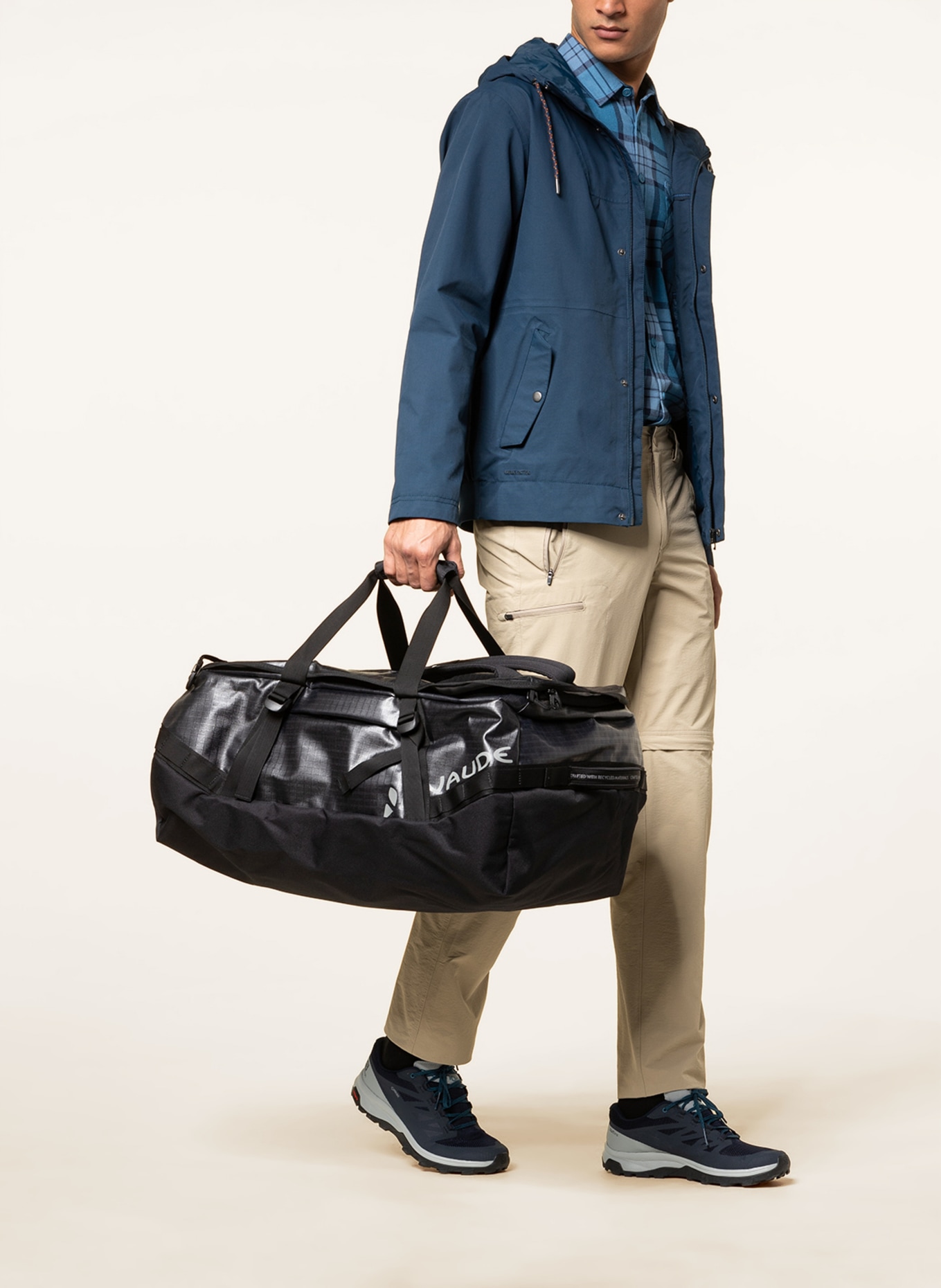 VAUDE Travel bag CITYDUFFEL 65 l, Color: BLACK (Image 5)