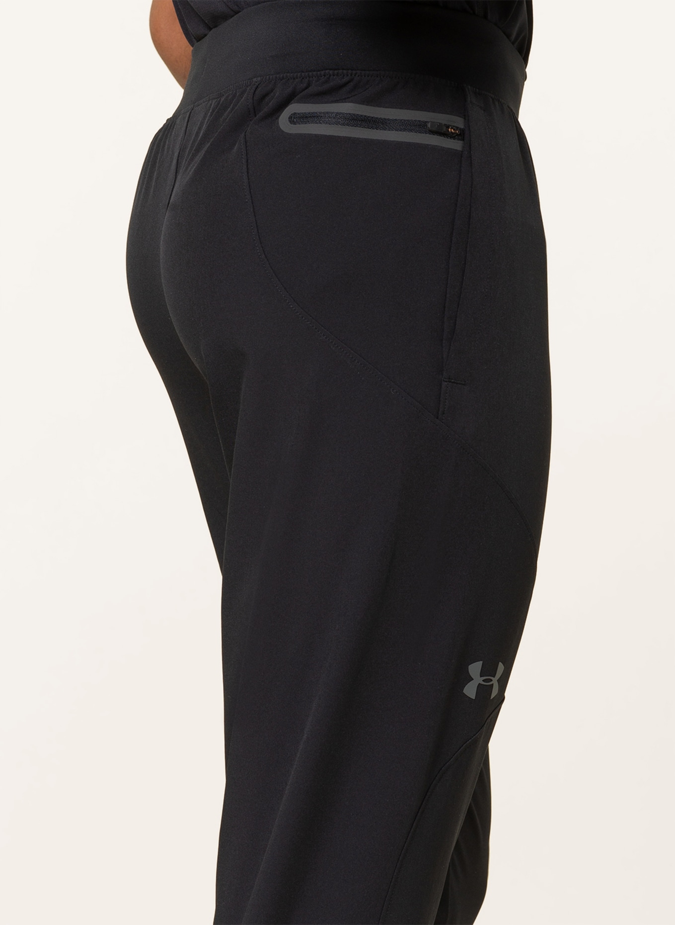 UNDER ARMOUR Training pants UNSTOPPABLE, Color: BLACK (Image 5)