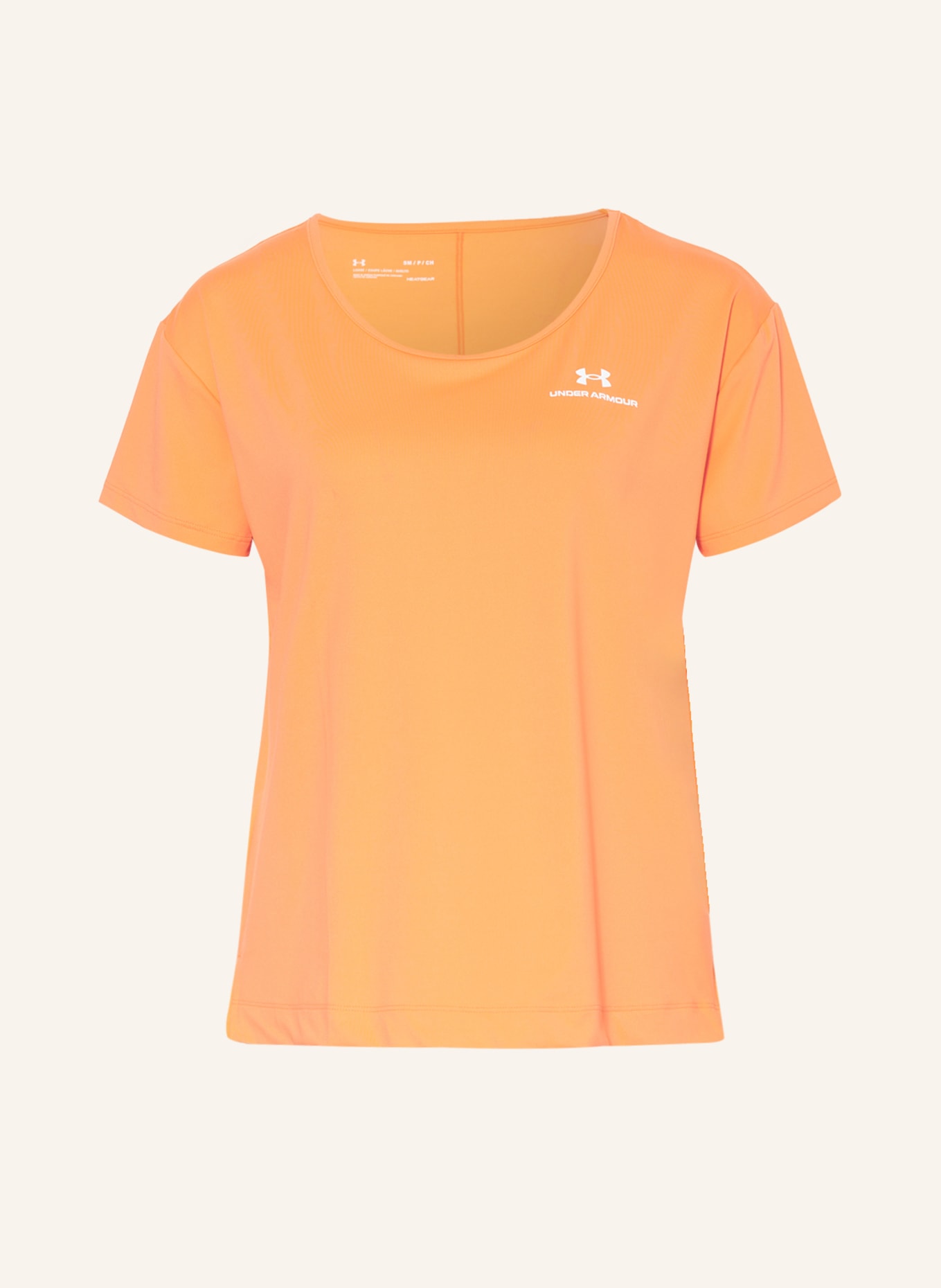 UNDER ARMOUR T-Shirt UA RUSH™ ENERGY CORE, Color: ORANGE (Image 1)