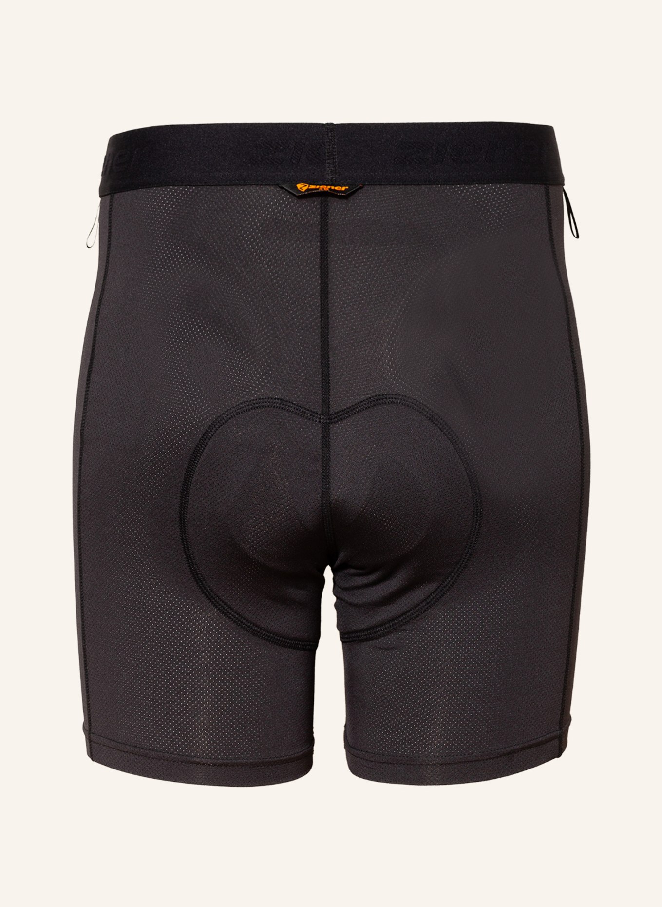 ziener Cycling undershorts NEPO X-FUNCTION with padded mesh insert, Color: BLACK (Image 2)