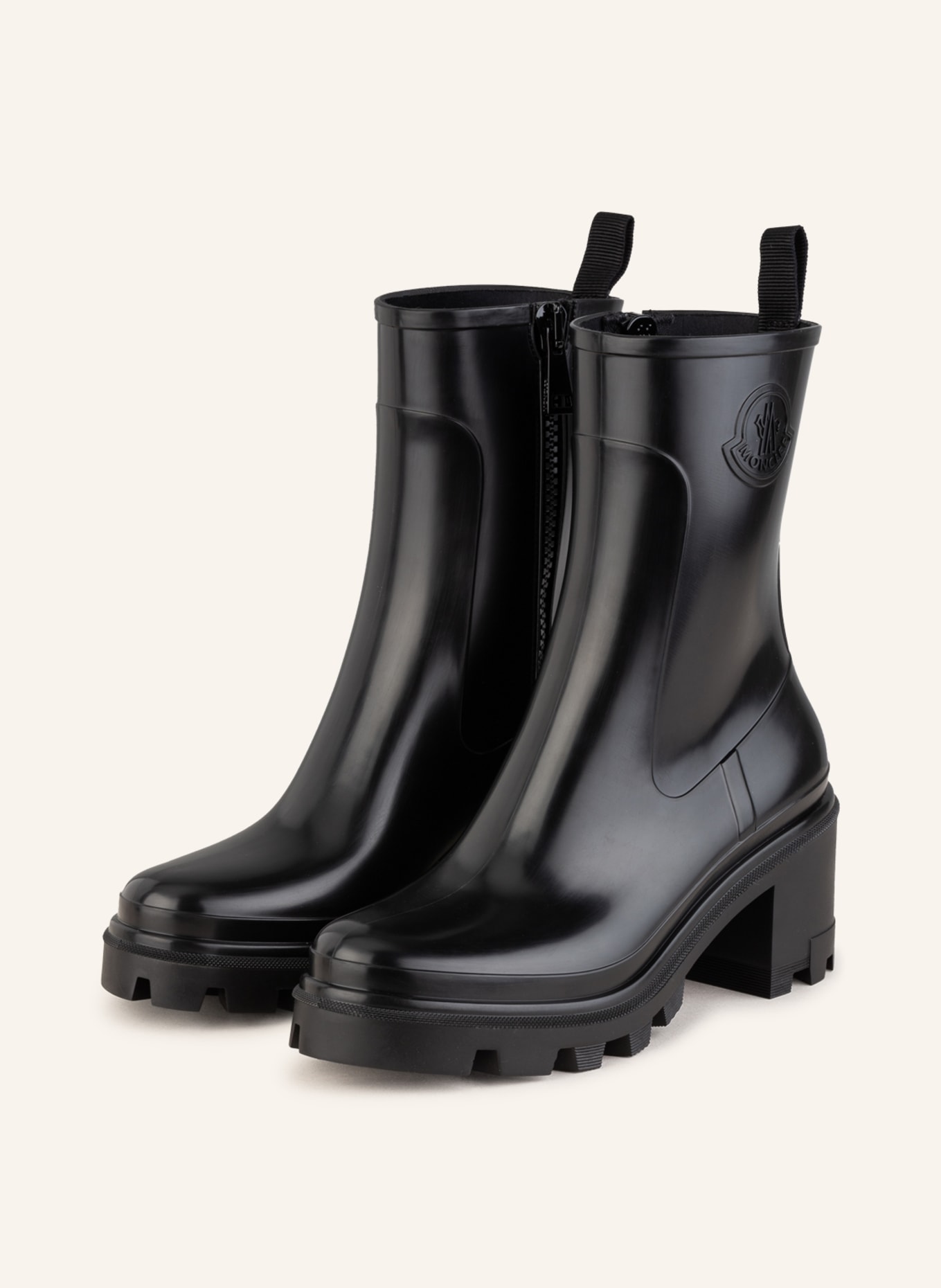 MONCLER Rubber boots, Color: BLACK (Image 1)