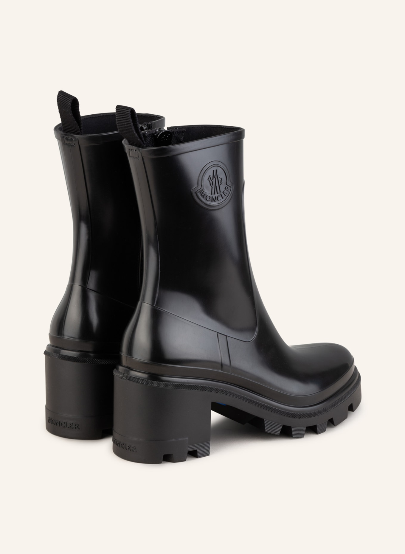 MONCLER Rubber boots, Color: BLACK (Image 2)