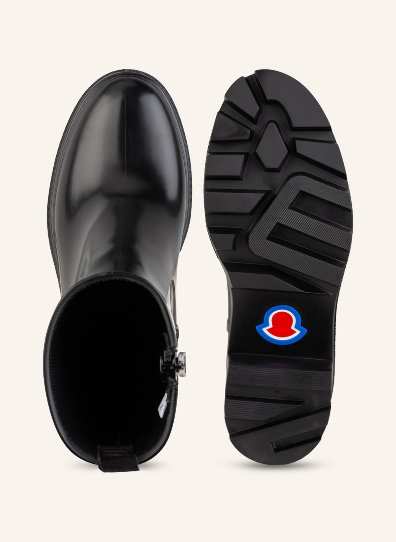 MONCLER Gumové boty, Barva: ČERNÁ (Obrázek 6)