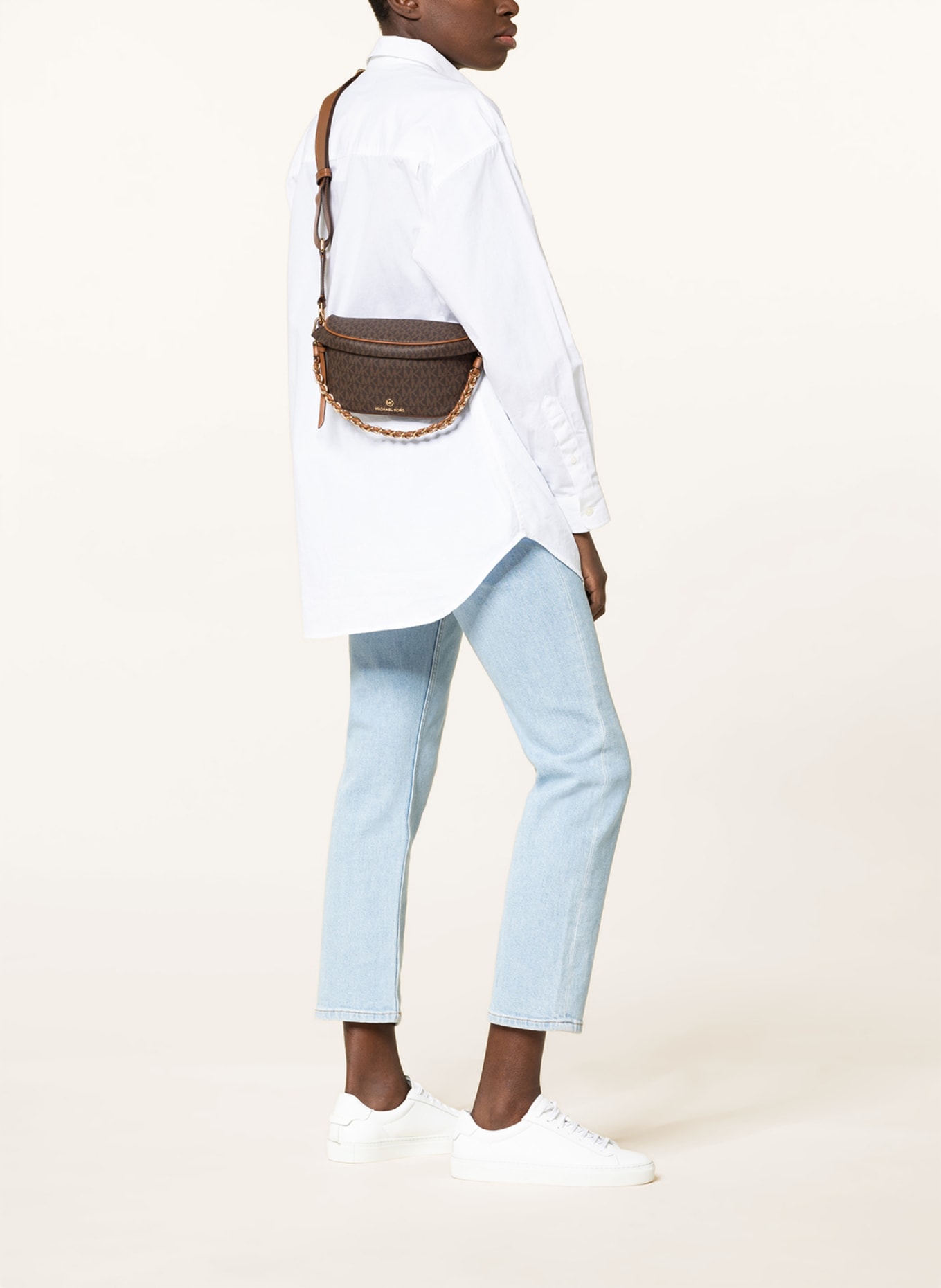 MICHAEL KORS Shoulder bag SLATER SMALL, Color: 252 BRN/ACORN (Image 4)