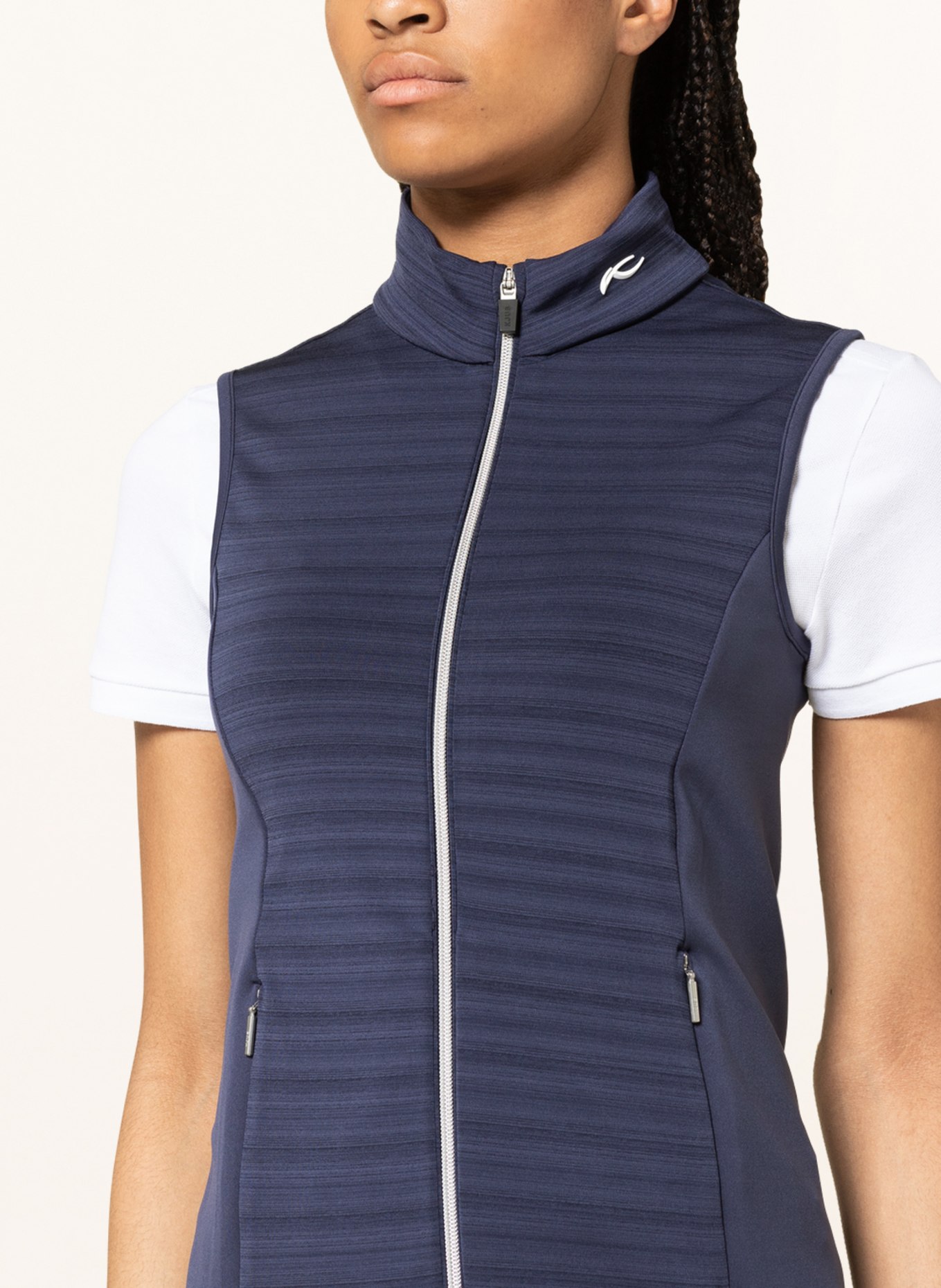 KJUS Golf vest GIANNA LIGHT in dark blue