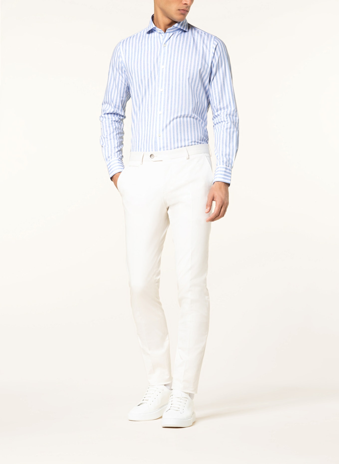 PAUL Shirt Slim Fit , Color: LIGHT BLUE/ WHITE (Image 2)