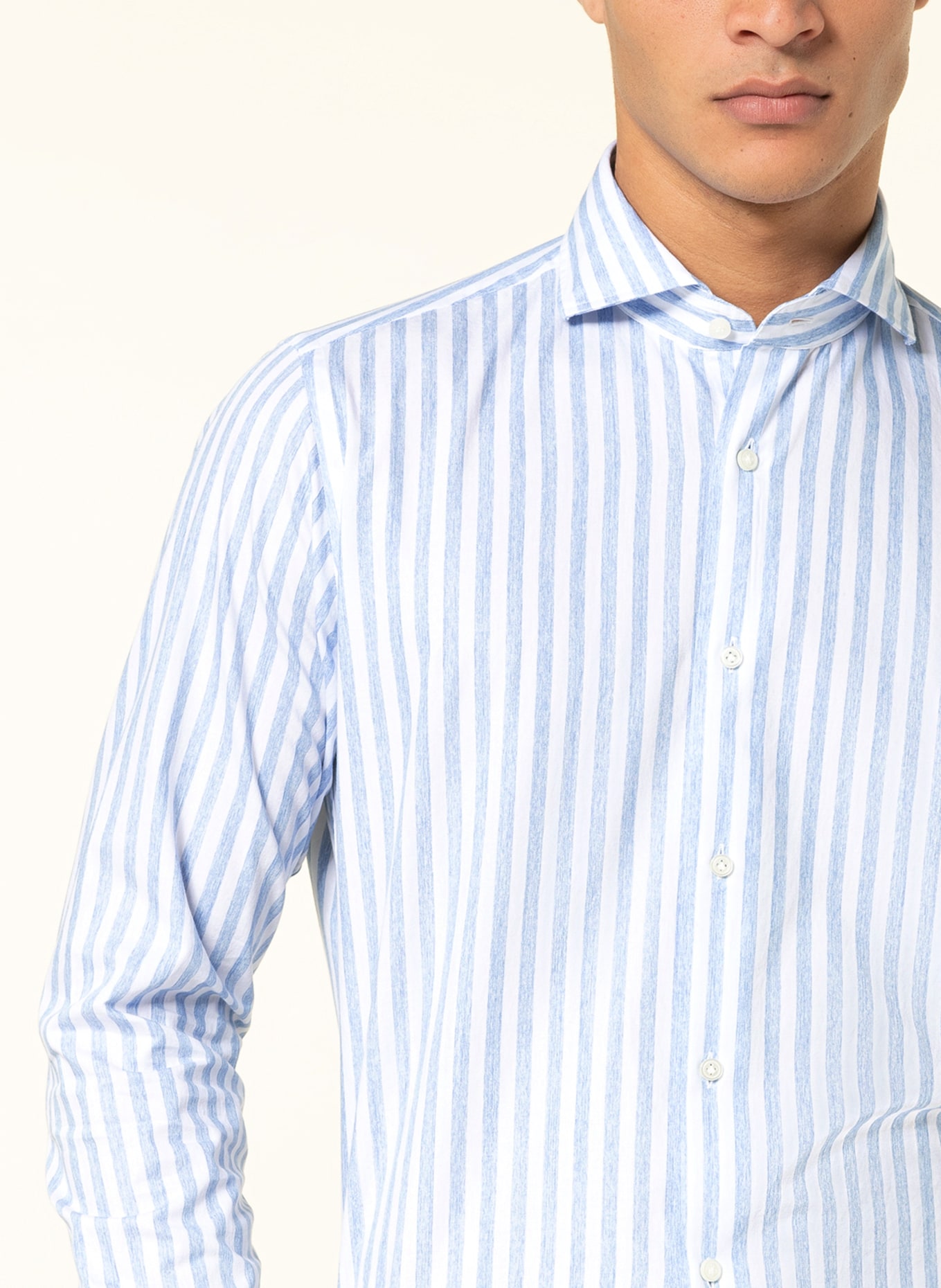 PAUL Shirt Slim Fit , Color: LIGHT BLUE/ WHITE (Image 4)