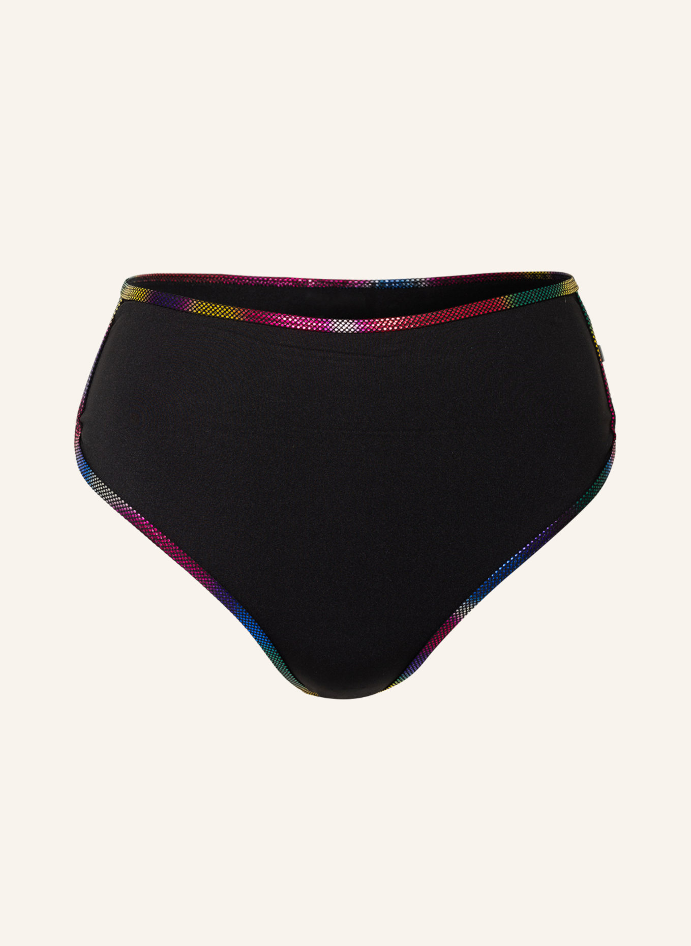 Calvin Klein Dół od bikini z wysokim stanem PRIDE, Kolor: CZARNY (Obrazek 1)
