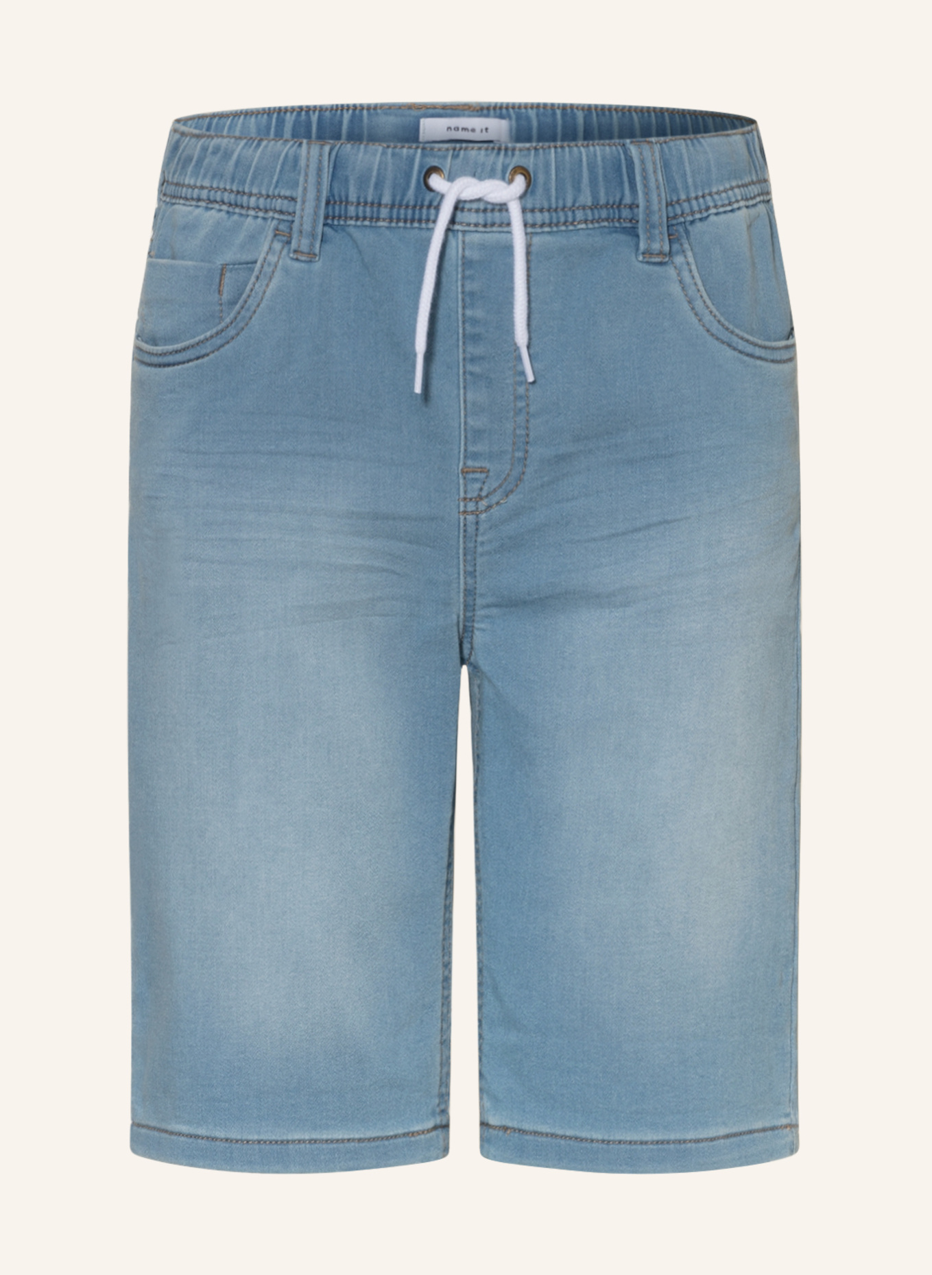 name it Shorts in Jeansoptik: HELLBLAU