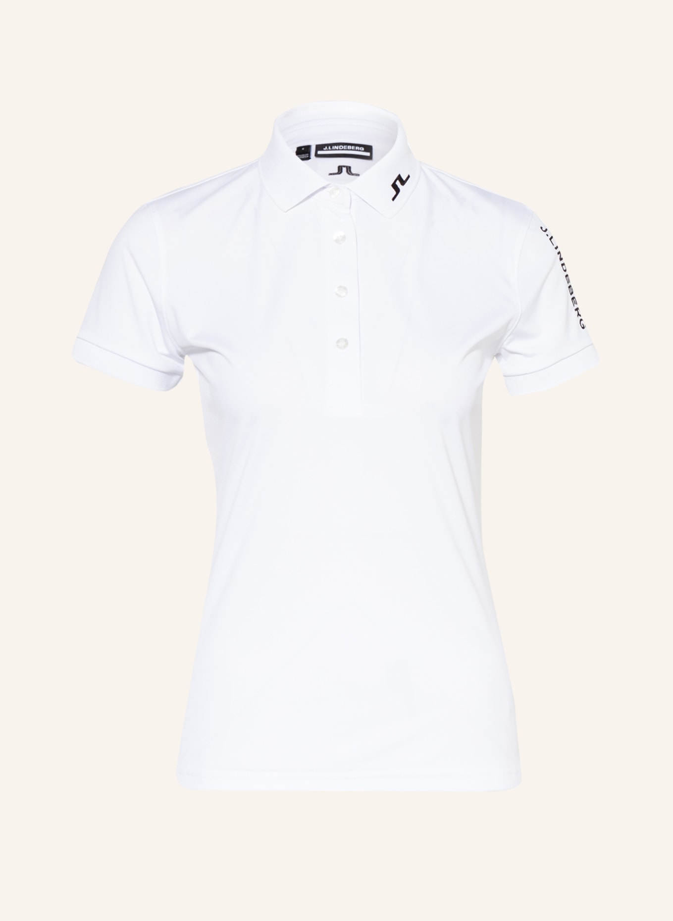 J.LINDEBERG Jersey polo shirt, Color: WHITE (Image 1)
