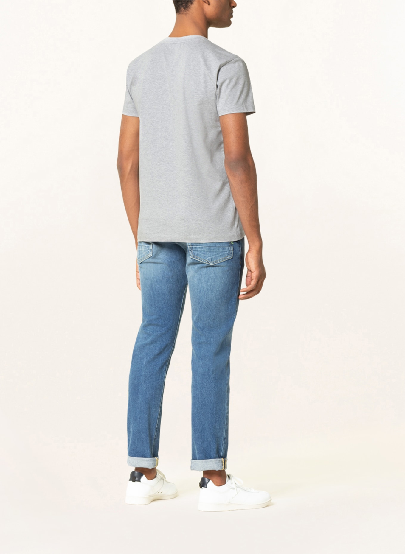 GANT Lounge shirt RETRO SHIELD, Color: GRAY (Image 3)