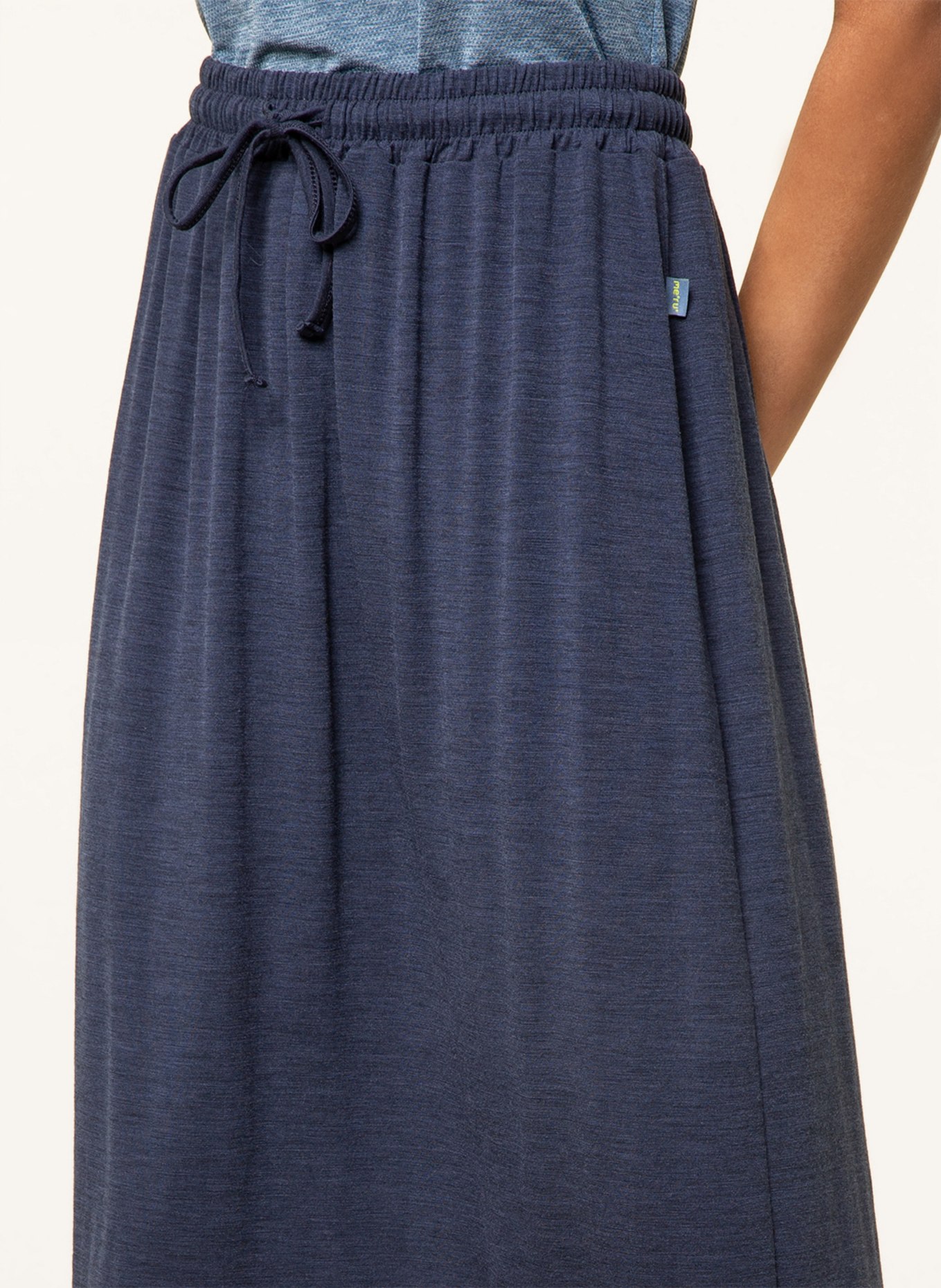 me°ru' Outdoor skirt CLICHY with merino wool, Color: DARK BLUE (Image 4)