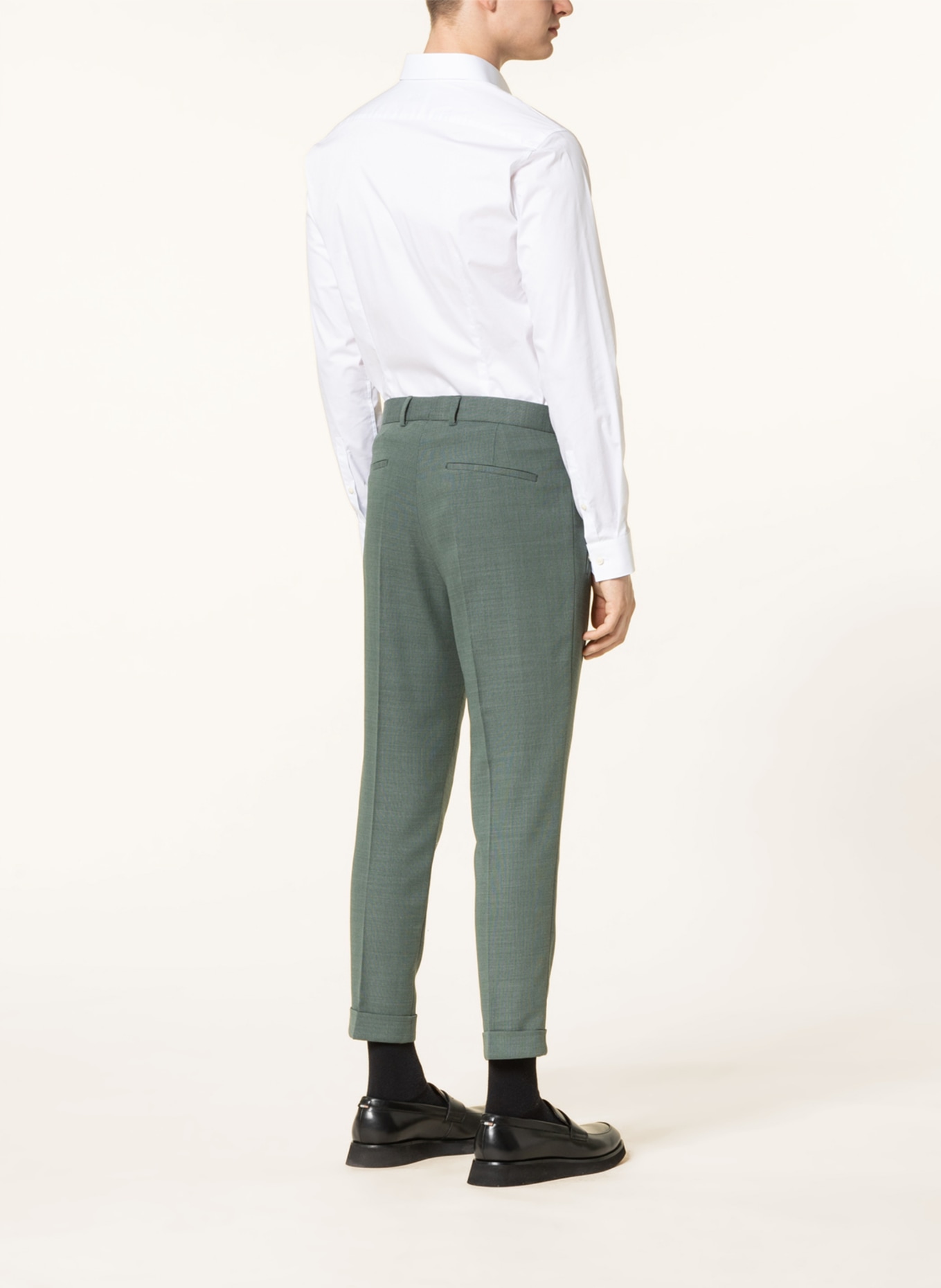 STRELLSON Spodnie garniturowe LUIS relaxed fit, Kolor: 310 Medium Green               310 (Obrazek 3)