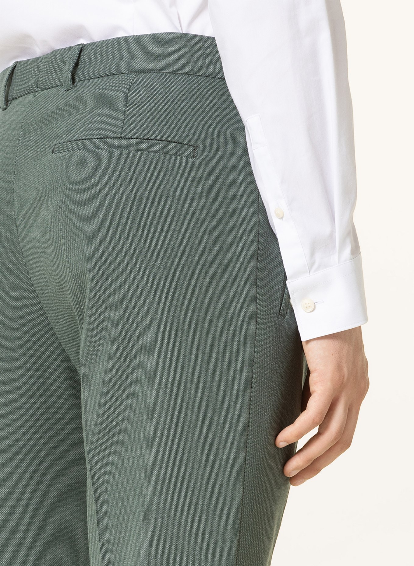 STRELLSON Spodnie garniturowe LUIS relaxed fit, Kolor: 310 Medium Green               310 (Obrazek 4)
