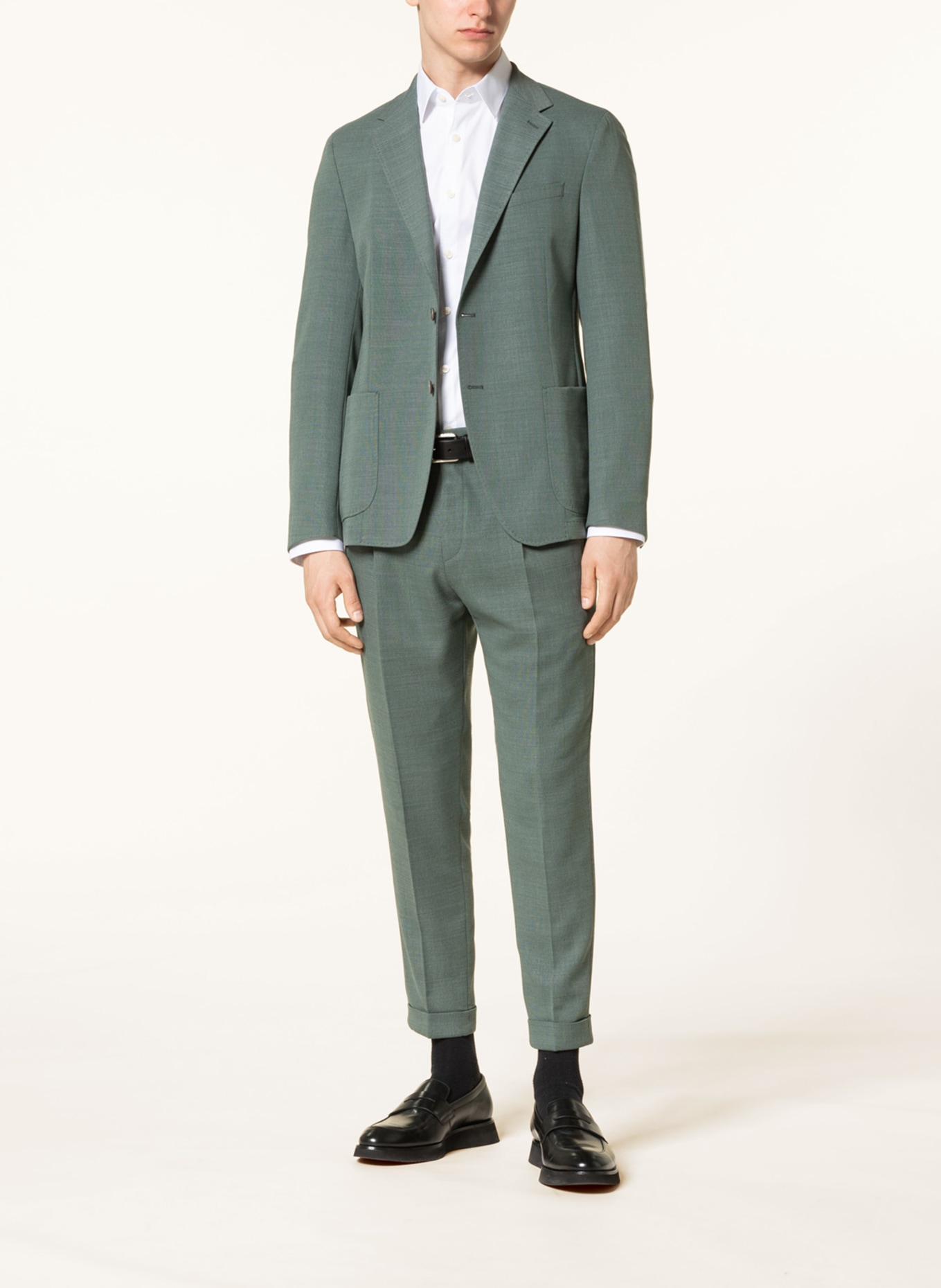 STRELLSON Spodnie garniturowe LUIS relaxed fit, Kolor: 310 Medium Green               310 (Obrazek 5)
