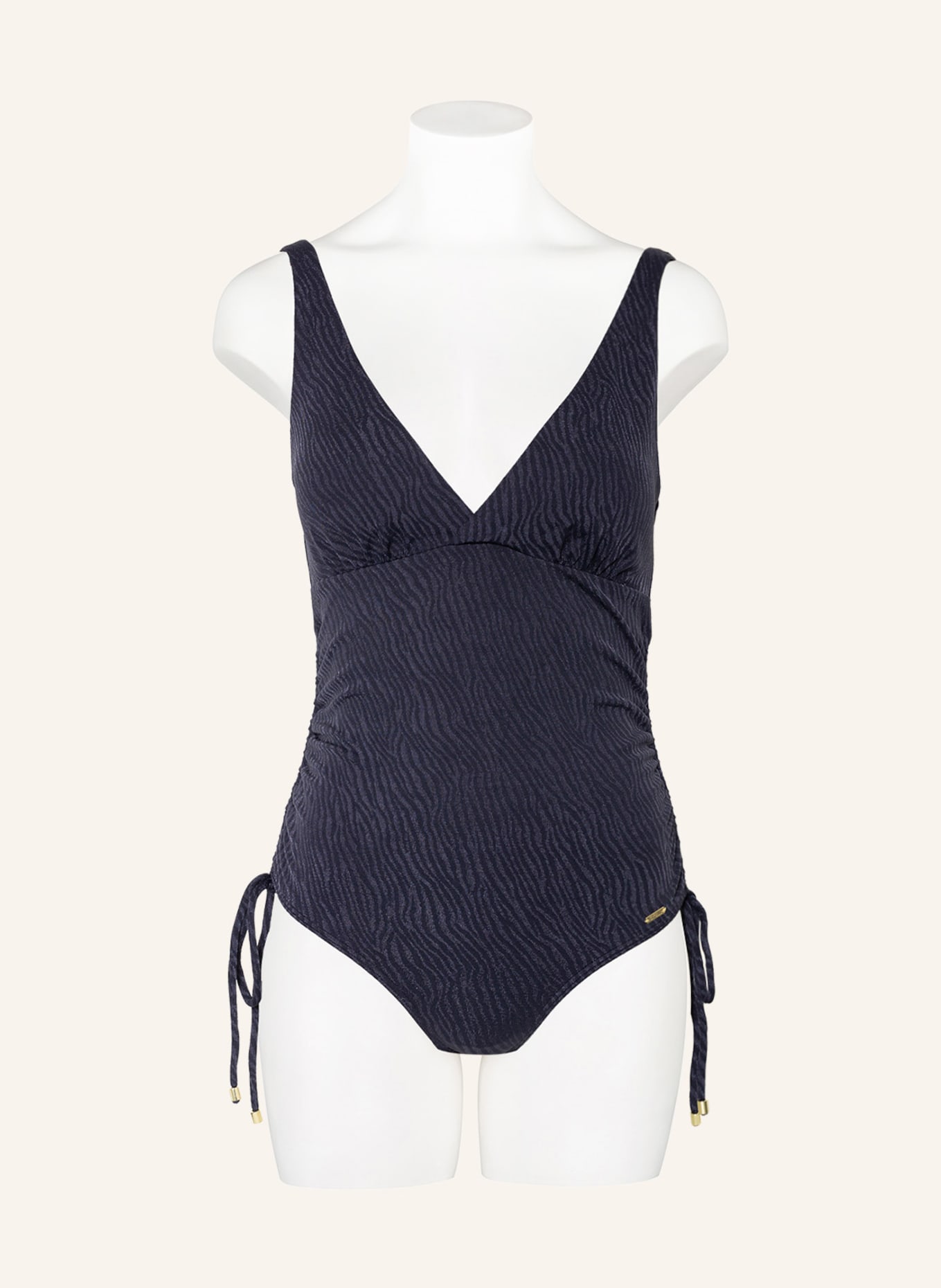 CYELL Swimsuit MIDNIGHT ZEBRA, Color: BLUE/ BLACK (Image 2)