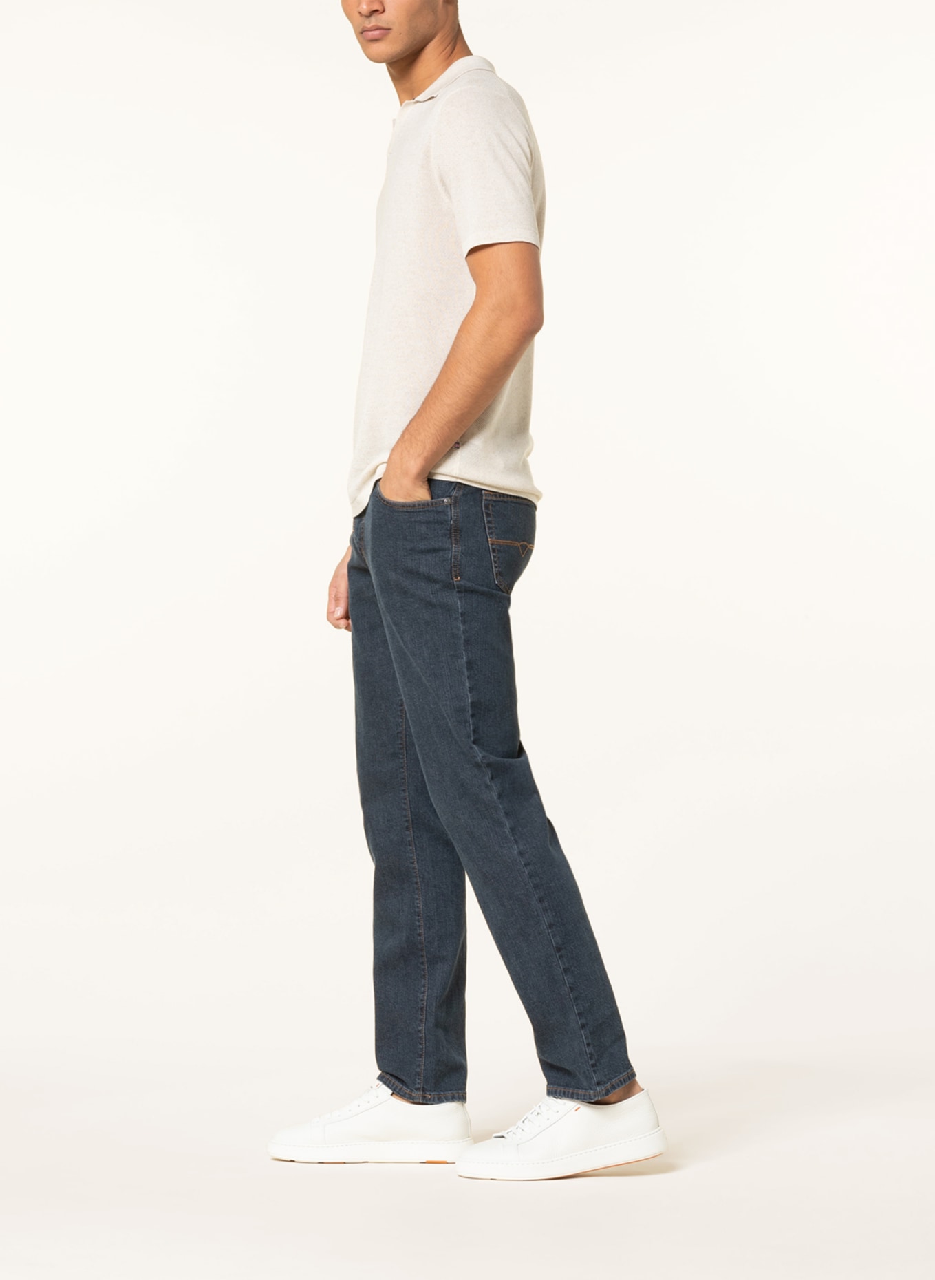 pierre cardin Jeans DIJON Comfort Fit , Farbe: 6811 dark blue stonewash (Bild 4)