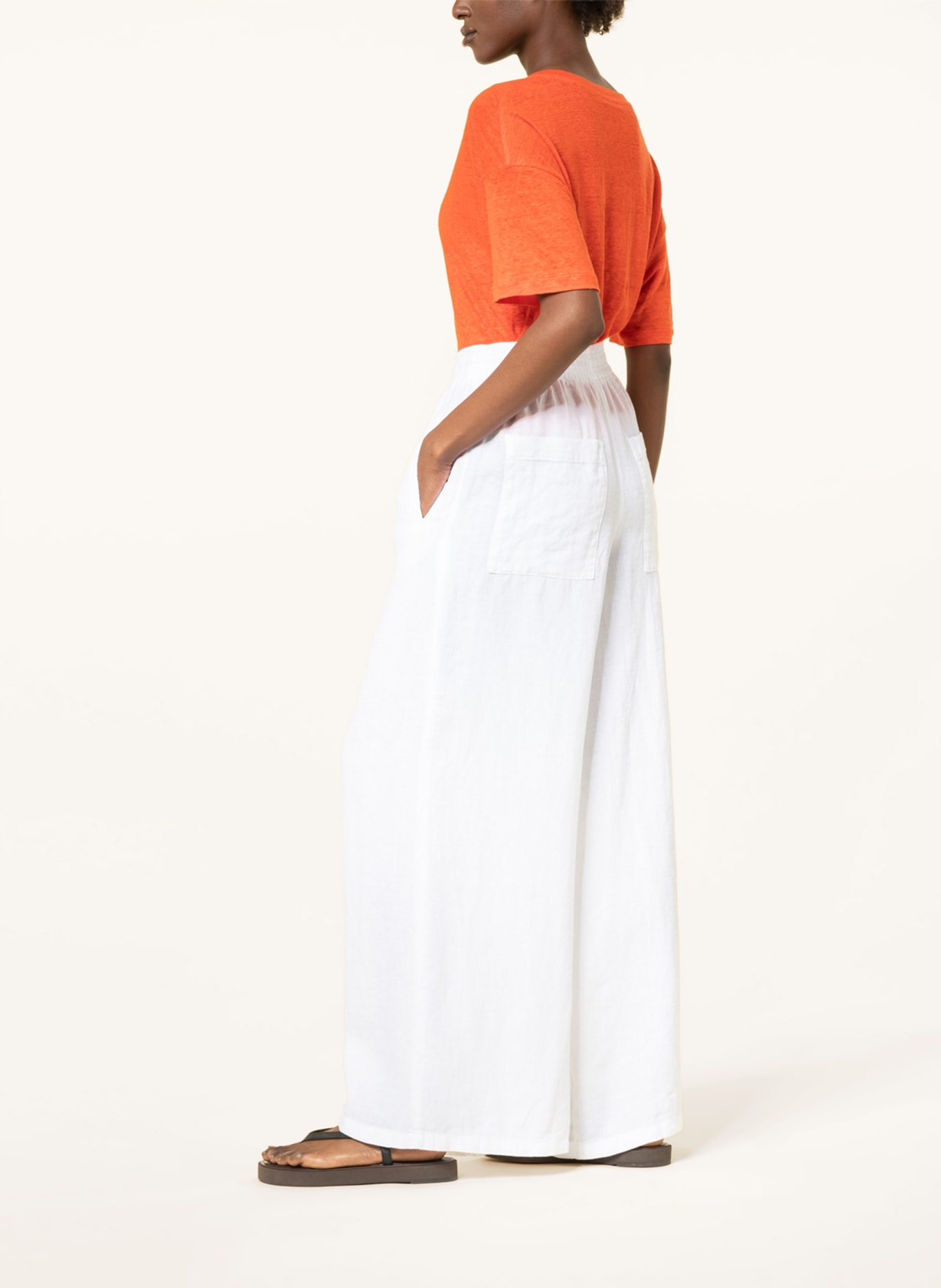 DRYKORN Linen culottes WINDY , Color: WHITE (Image 4)
