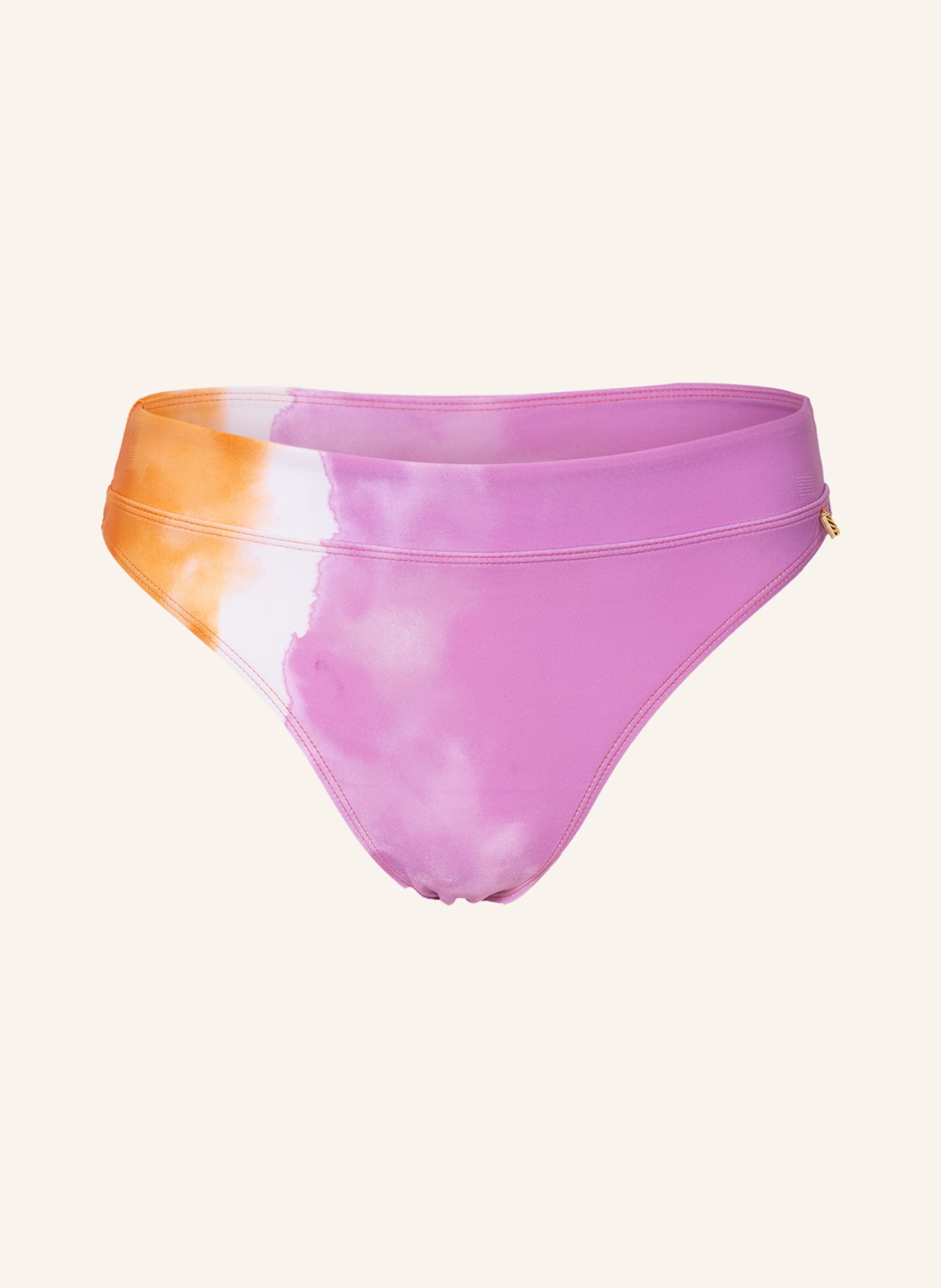 BEACHLIFE Brazilian-Bikini-Hose TIE DYE, Farbe: LILA/ WEISS/ ORANGE (Bild 1)