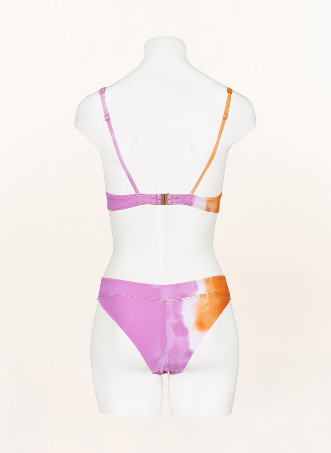 BEACHLIFE Brazilian-Bikini-Hose TIE DYE, Farbe: LILA/ WEISS/ ORANGE (Bild 3)