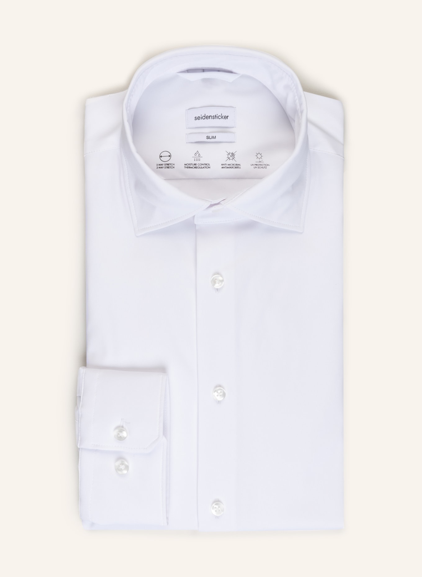 seidensticker Performance shirt slim fit, Color: WHITE (Image 1)