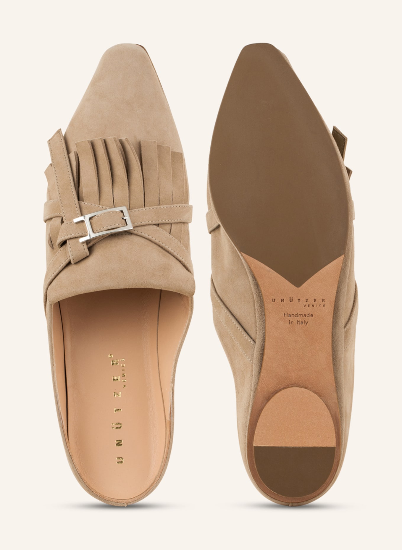UNÜTZER Slip-on shoes , Color: BEIGE (Image 5)