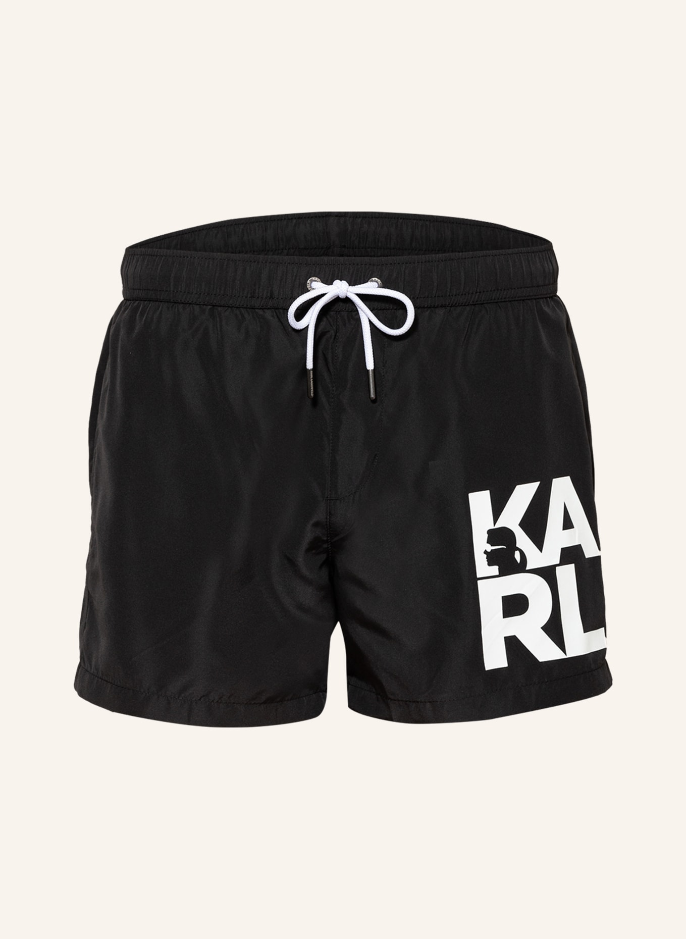 KARL LAGERFELD Swim shorts , Color: BLACK (Image 1)