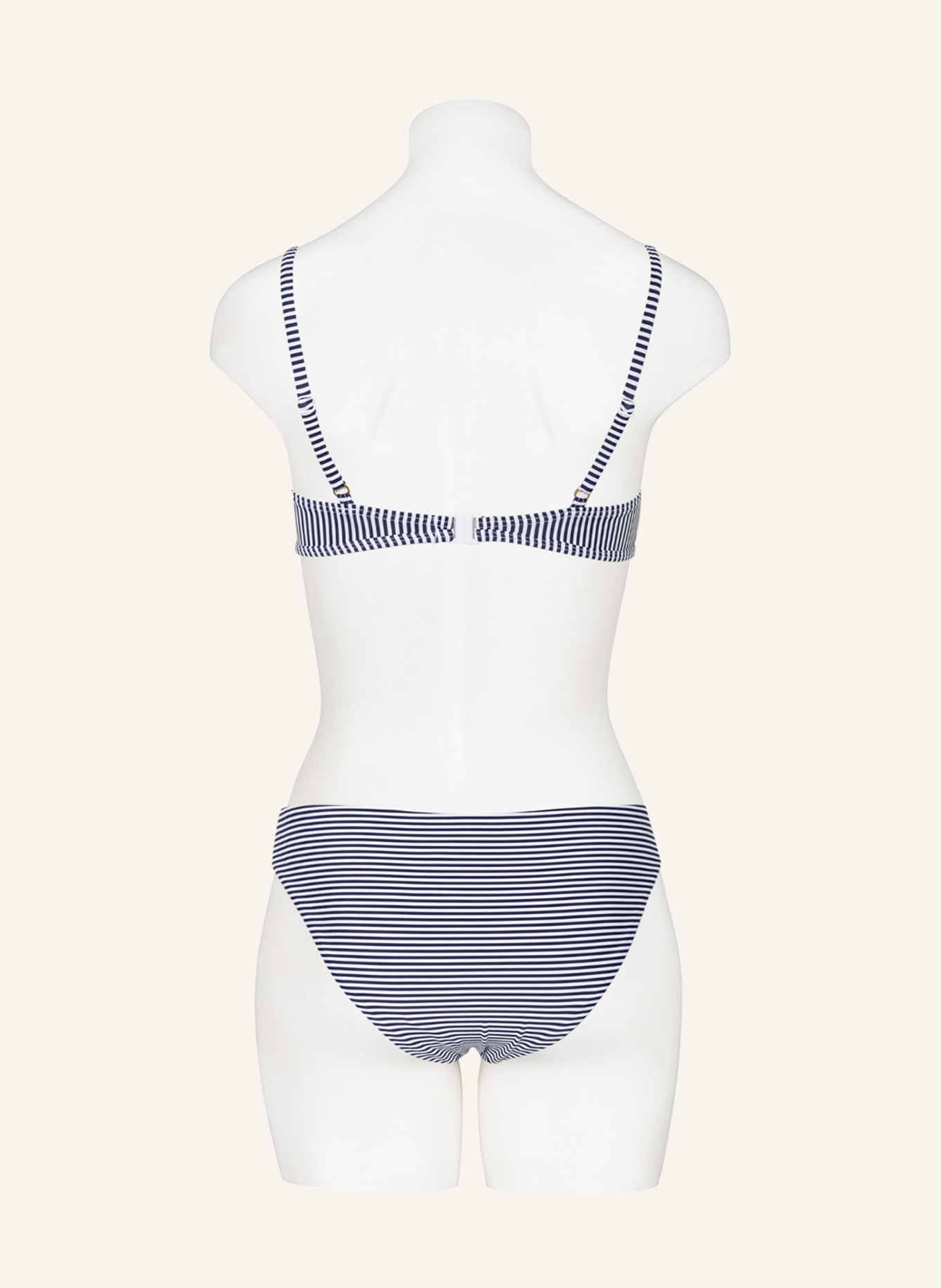 Hot Stuff Basic-Bikini-Hose, Farbe: DUNKELBLAU/ WEISS (Bild 3)