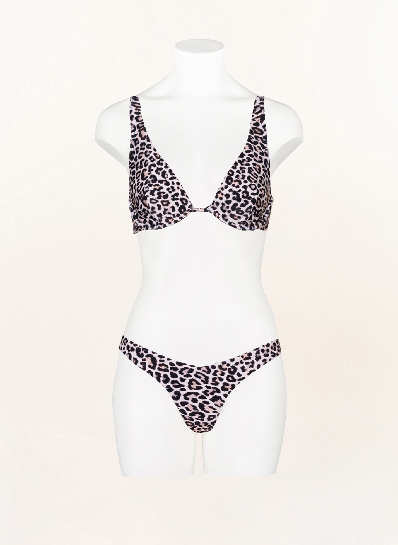 Hot Stuff Brazilian-Bikini-Hose, Farbe: CREME/ BEIGE/ DUNKELBRAUN (Bild 2)