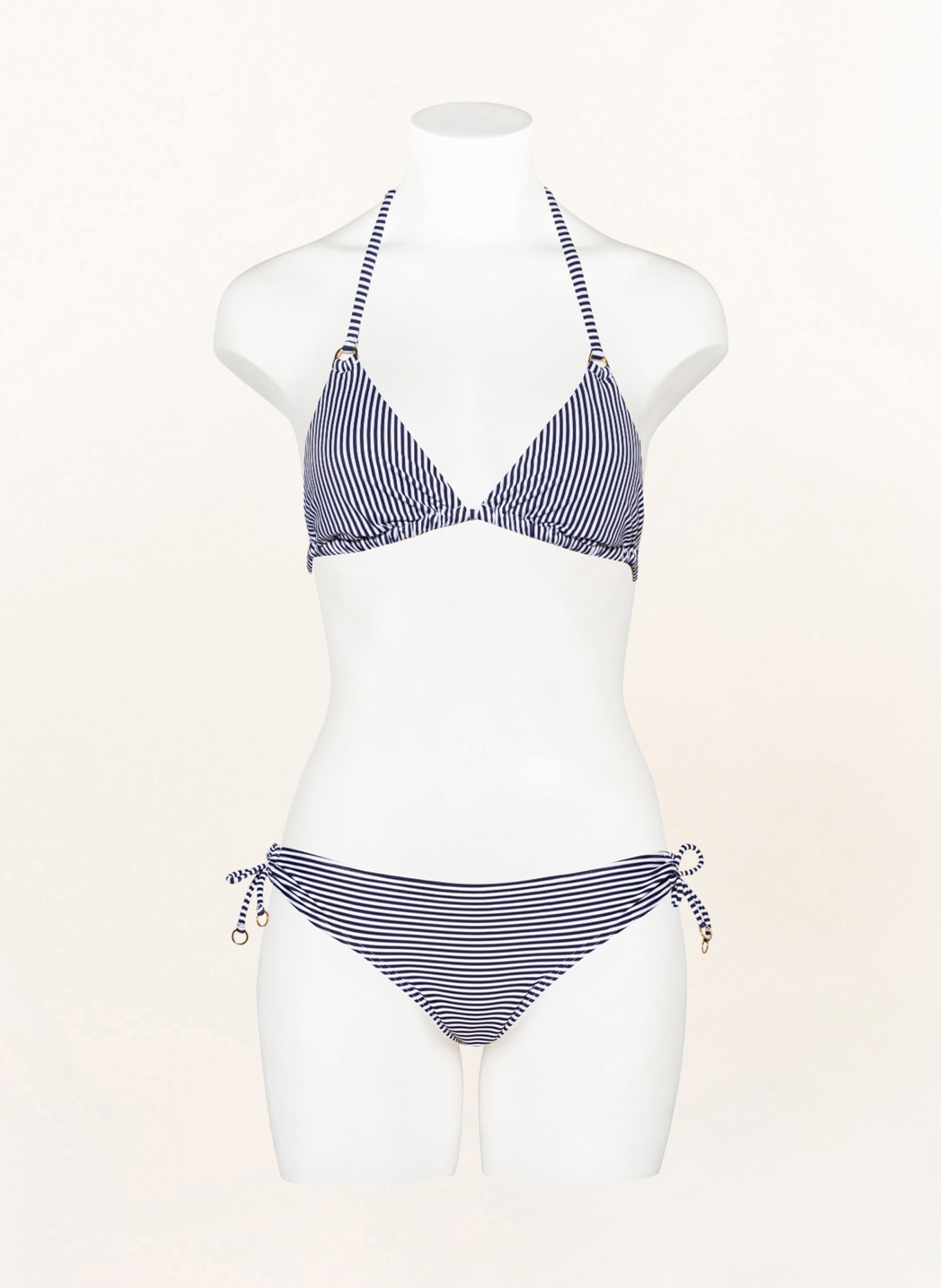 Hot Stuff Basic-Bikini-Hose, Farbe: DUNKELBLAU/ WEISS (Bild 2)