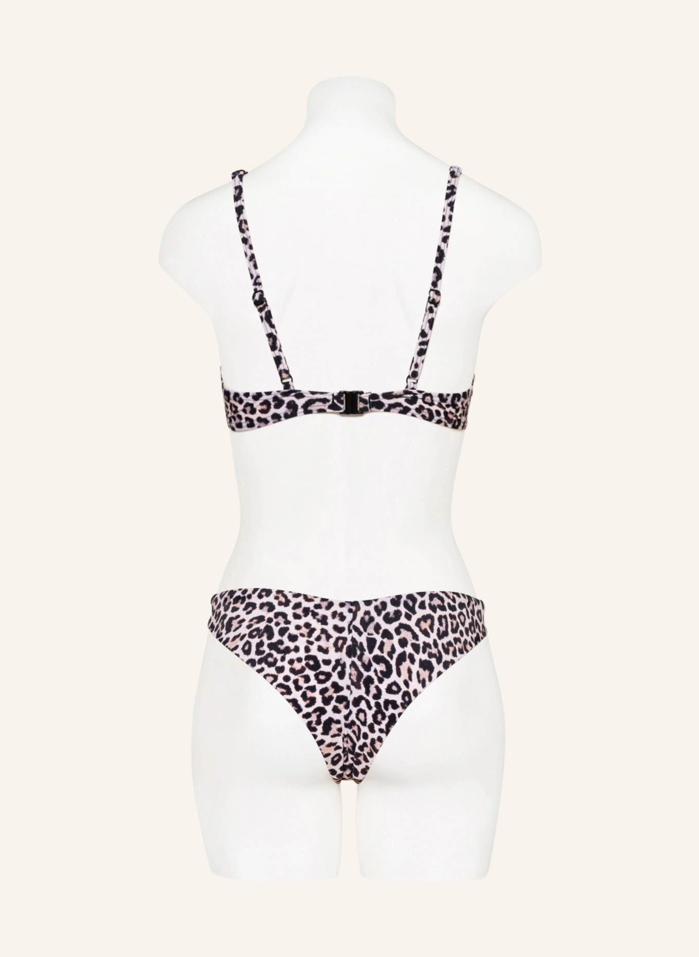 Hot Stuff Underwired bikini top, Color: CREAM/ BEIGE/ DARK BROWN (Image 3)