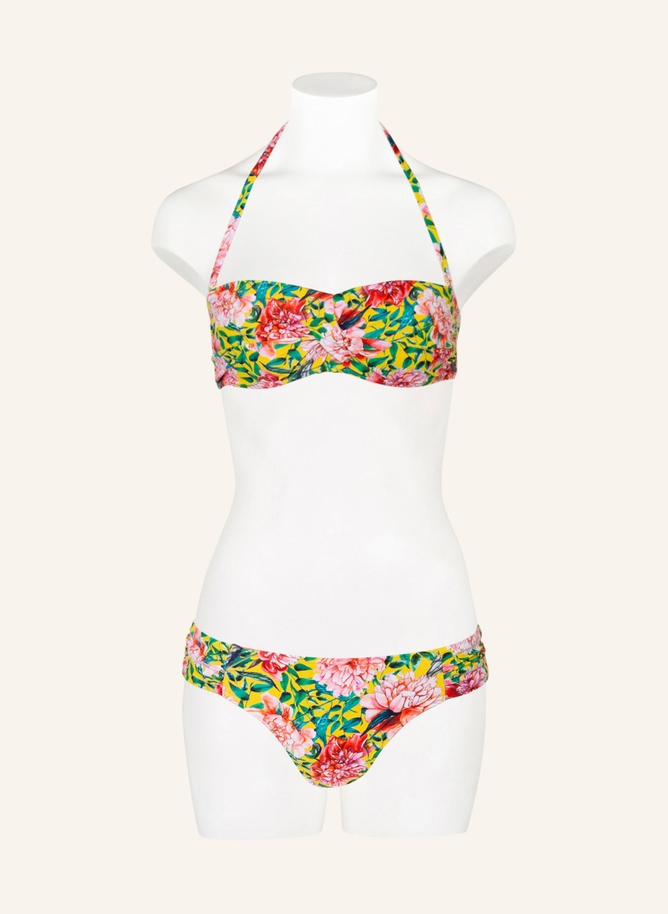 Hot Stuff Bandeau bikini, Color: YELLOW/ GREEN/ RED (Image 2)