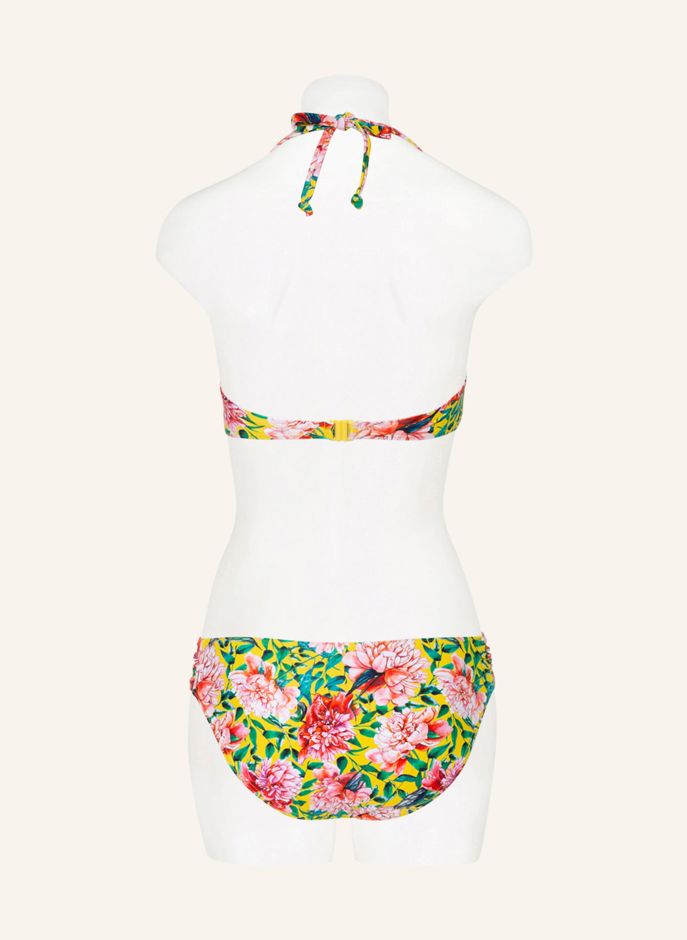 Hot Stuff Bandeau-Bikini, Farbe: GELB/ GRÜN/ ROT (Bild 3)