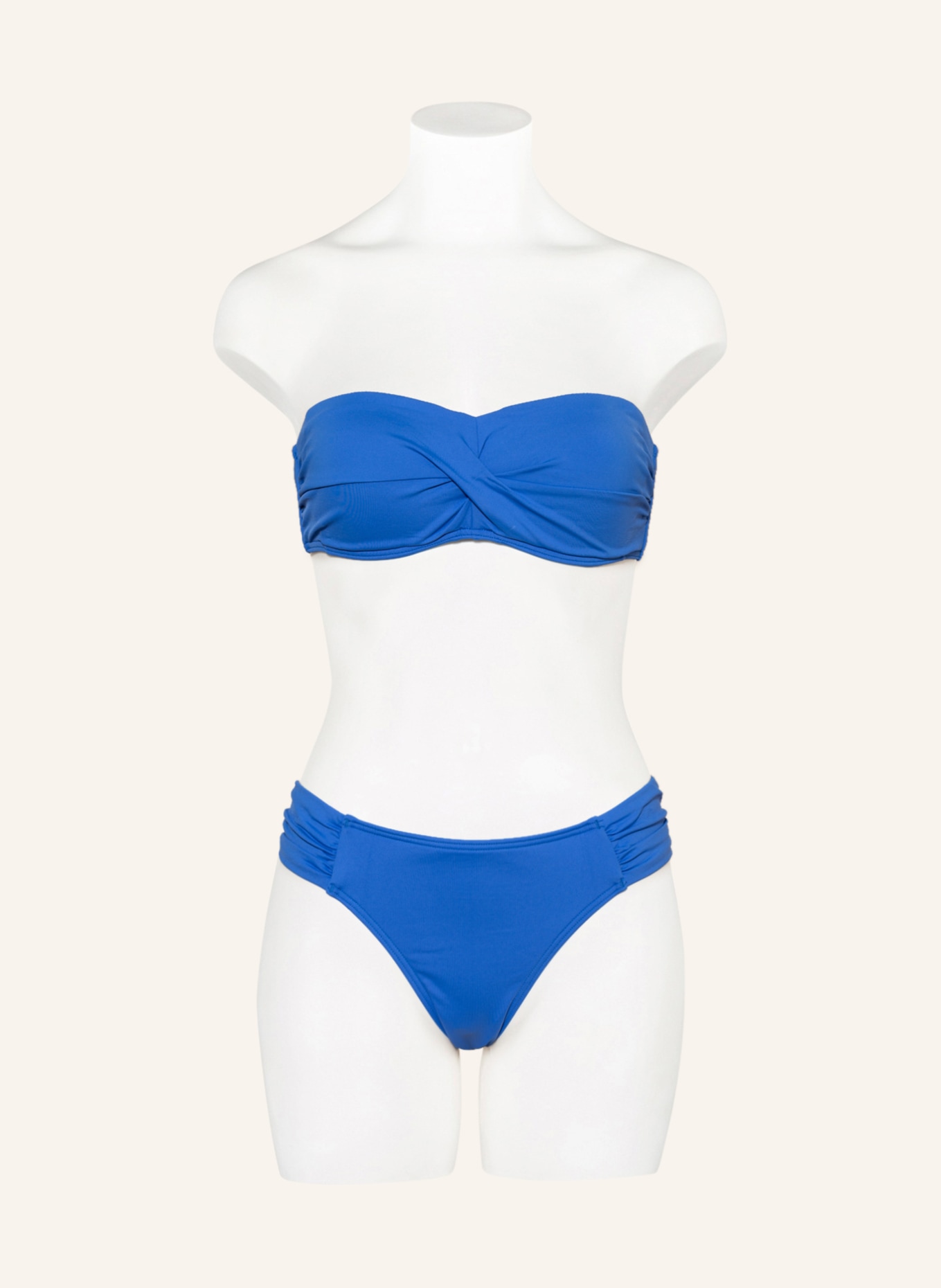 Hot Stuff Bandeau bikini top SOLIDS , Color: BLUE (Image 4)