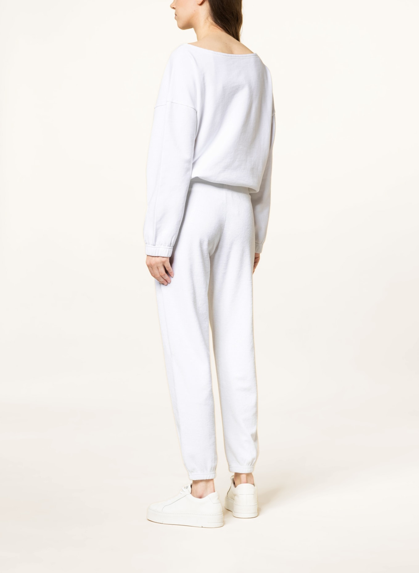 Juvia Terry cloth pants, Color: WHITE (Image 3)