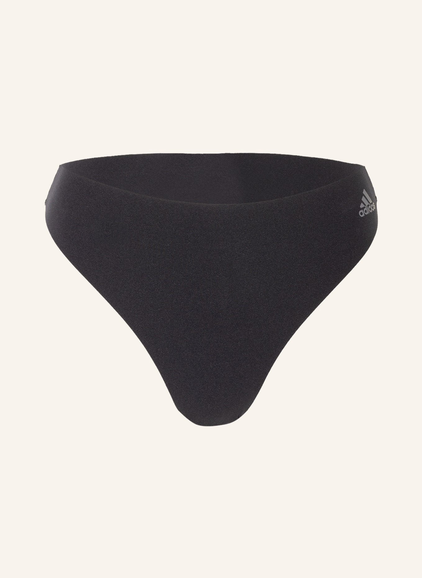 adidas 2-pack of high-waisted thongs , Color: BLACK (Image 1)