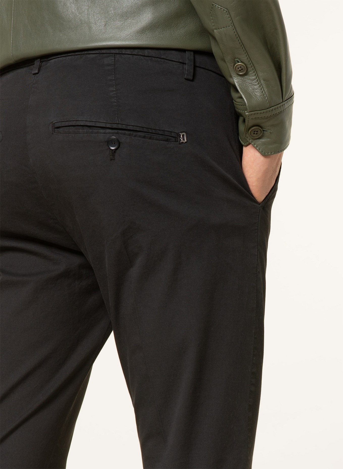 Dondup Chino GAUBERT Extra Slim Fit, Farbe: SCHWARZ (Bild 5)