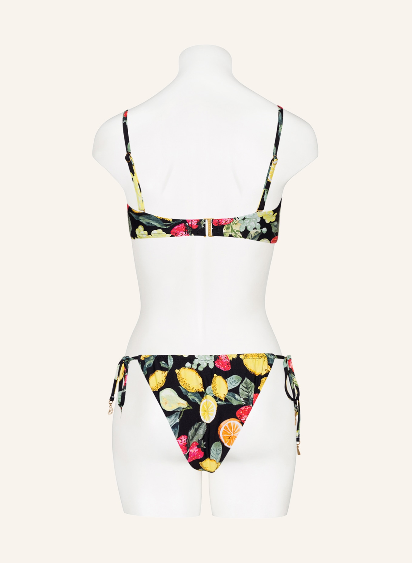 SEAFOLLY Bikini bottoms LEMONCELLO, Color: BLACK/ YELLOW/ RED (Image 3)