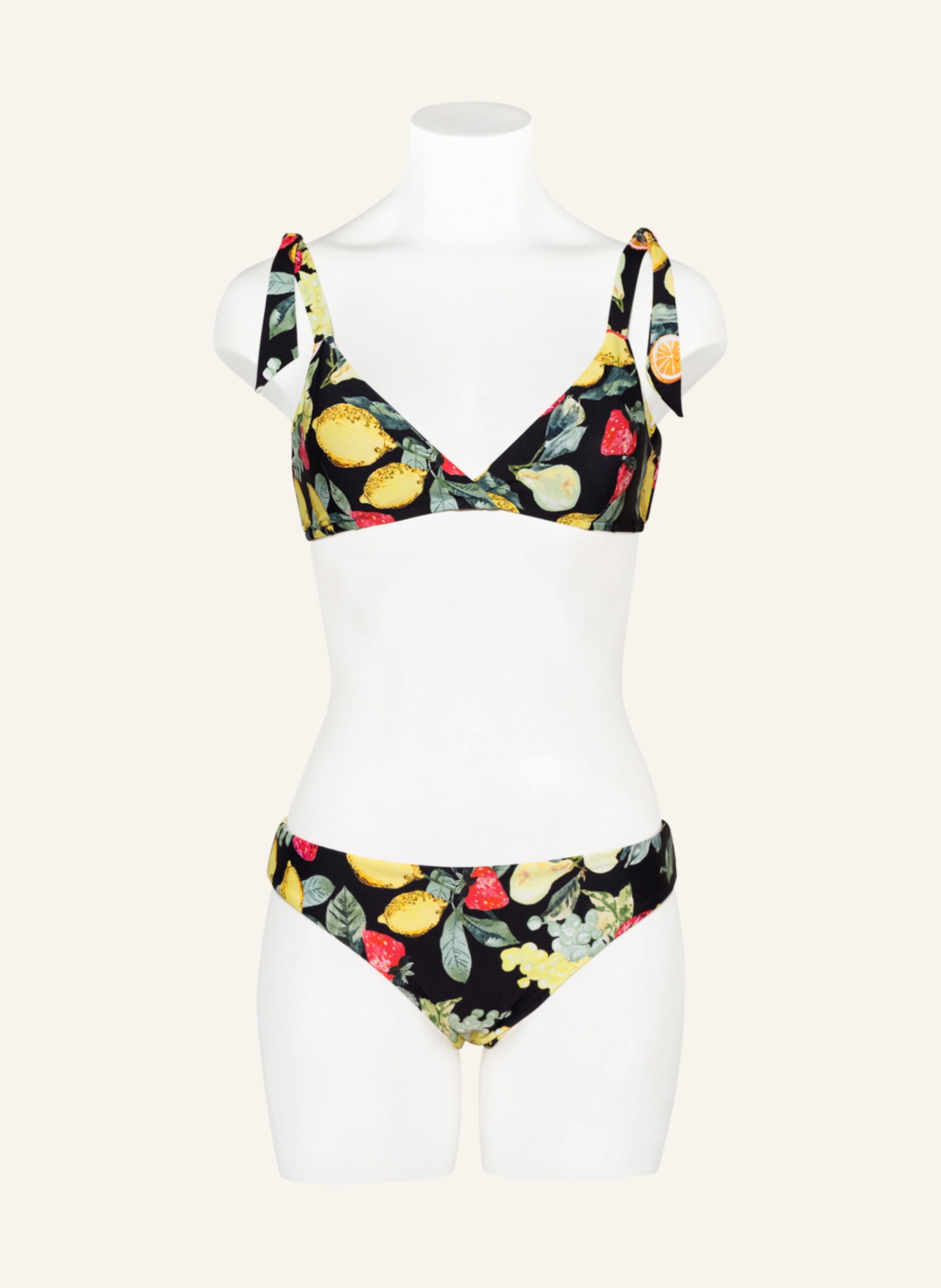 SEAFOLLY Bralette-Bikini-Top LEMONCELLO, Farbe: SCHWARZ/ GELB/ GRÜN (Bild 2)