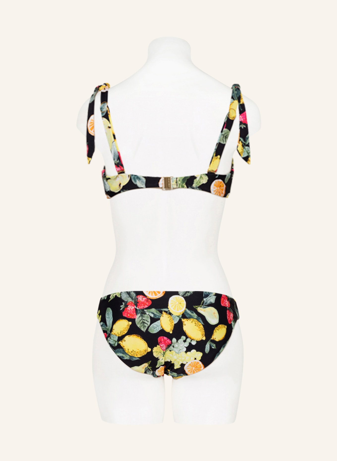 SEAFOLLY Bralette-Bikini-Top LEMONCELLO, Farbe: SCHWARZ/ GELB/ GRÜN (Bild 3)