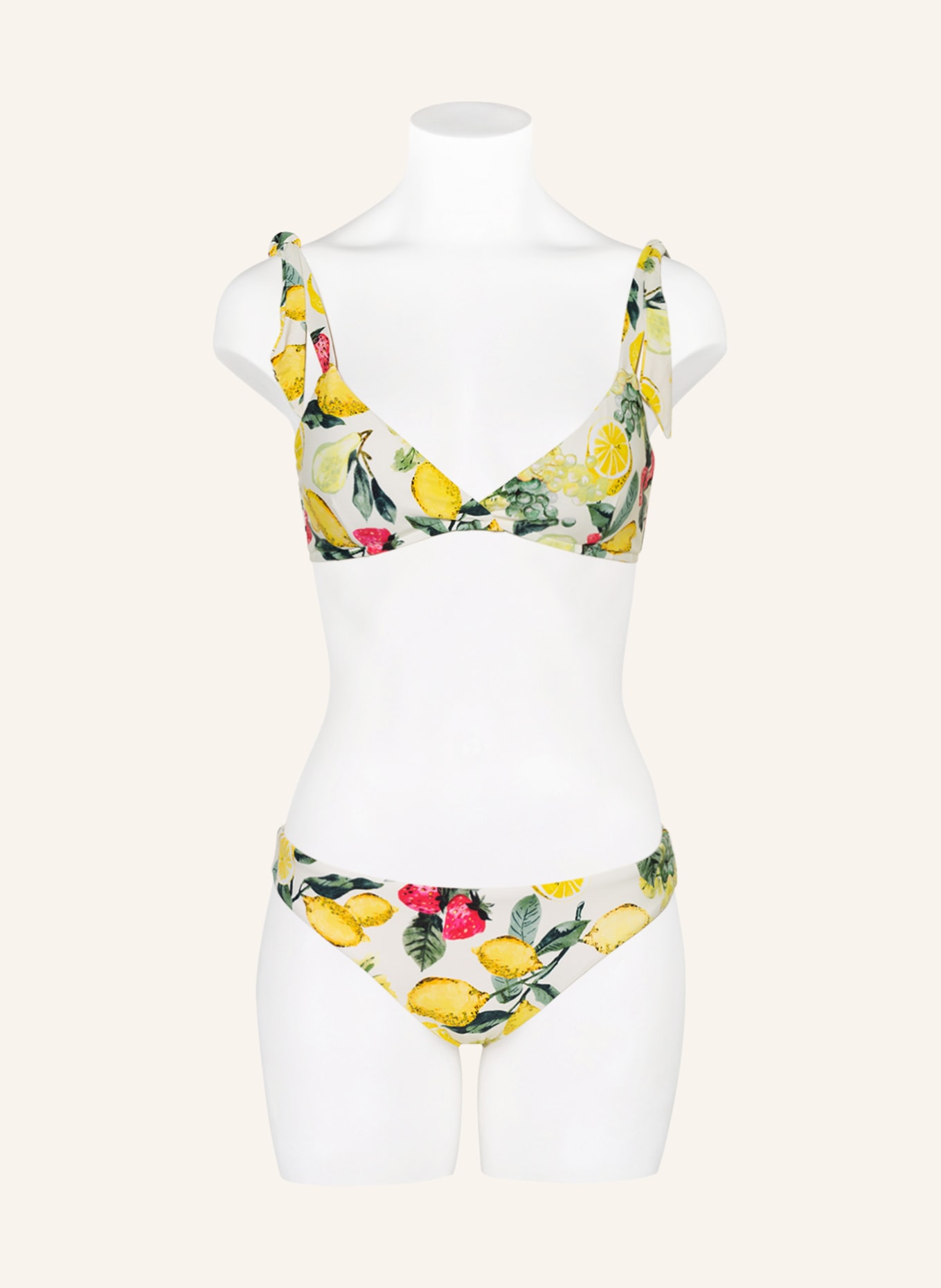 SEAFOLLY Bralette-Bikini-Top LEMONCELLO, Farbe: ROT/ HELLGELB/ GRÜN (Bild 2)