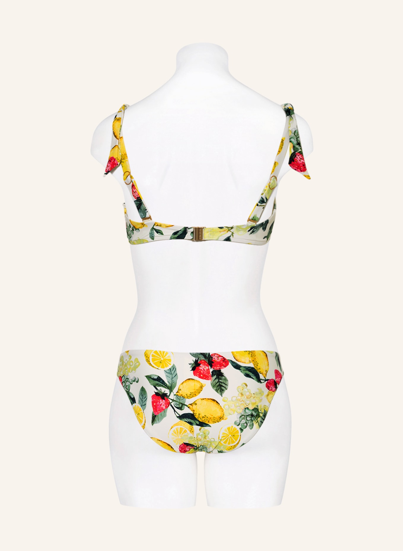 SEAFOLLY Bralette-Bikini-Top LEMONCELLO, Farbe: ROT/ HELLGELB/ GRÜN (Bild 3)