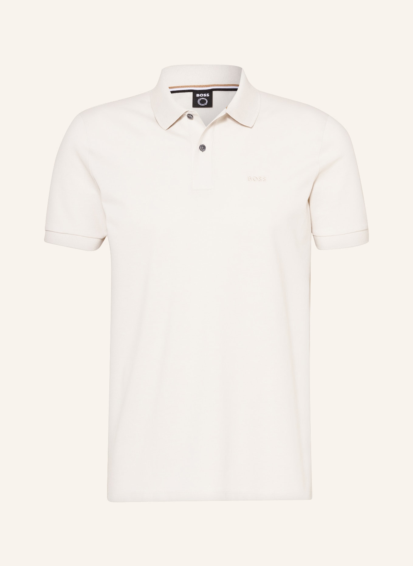 BOSS Piqué-Poloshirt PALLAS Regular Fit, Farbe: ECRU (Bild 1)