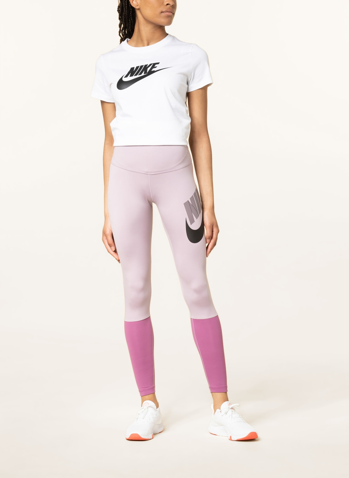 Nike Legginsy DRI-FIT ONE, Kolor: FUKSJA/ JASNOFIOLETOWY (Obrazek 2)