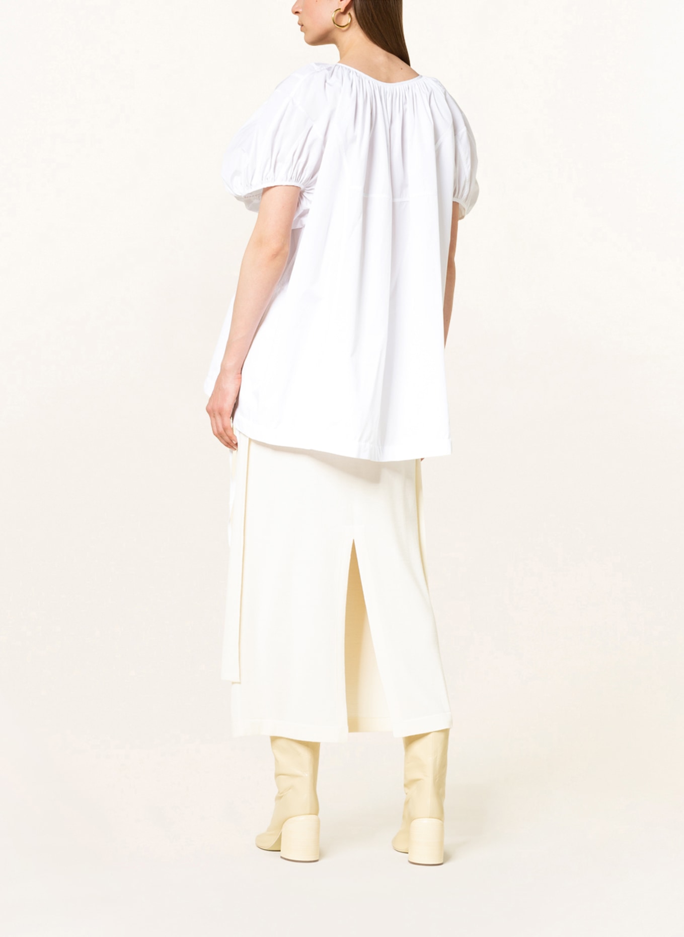 JIL SANDER Blouse-style shirt, Color: WHITE (Image 3)