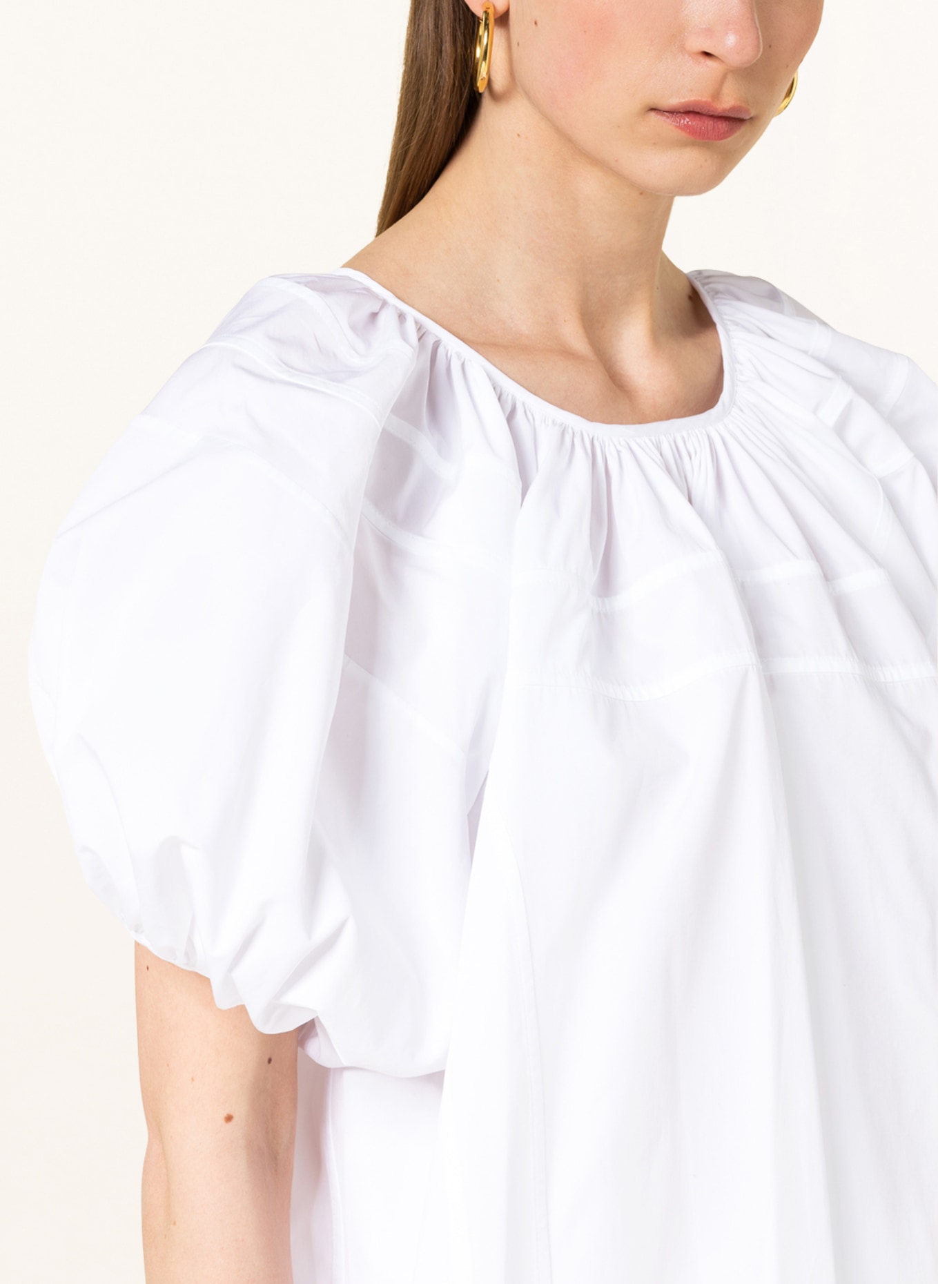 JIL SANDER Blouse-style shirt, Color: WHITE (Image 4)