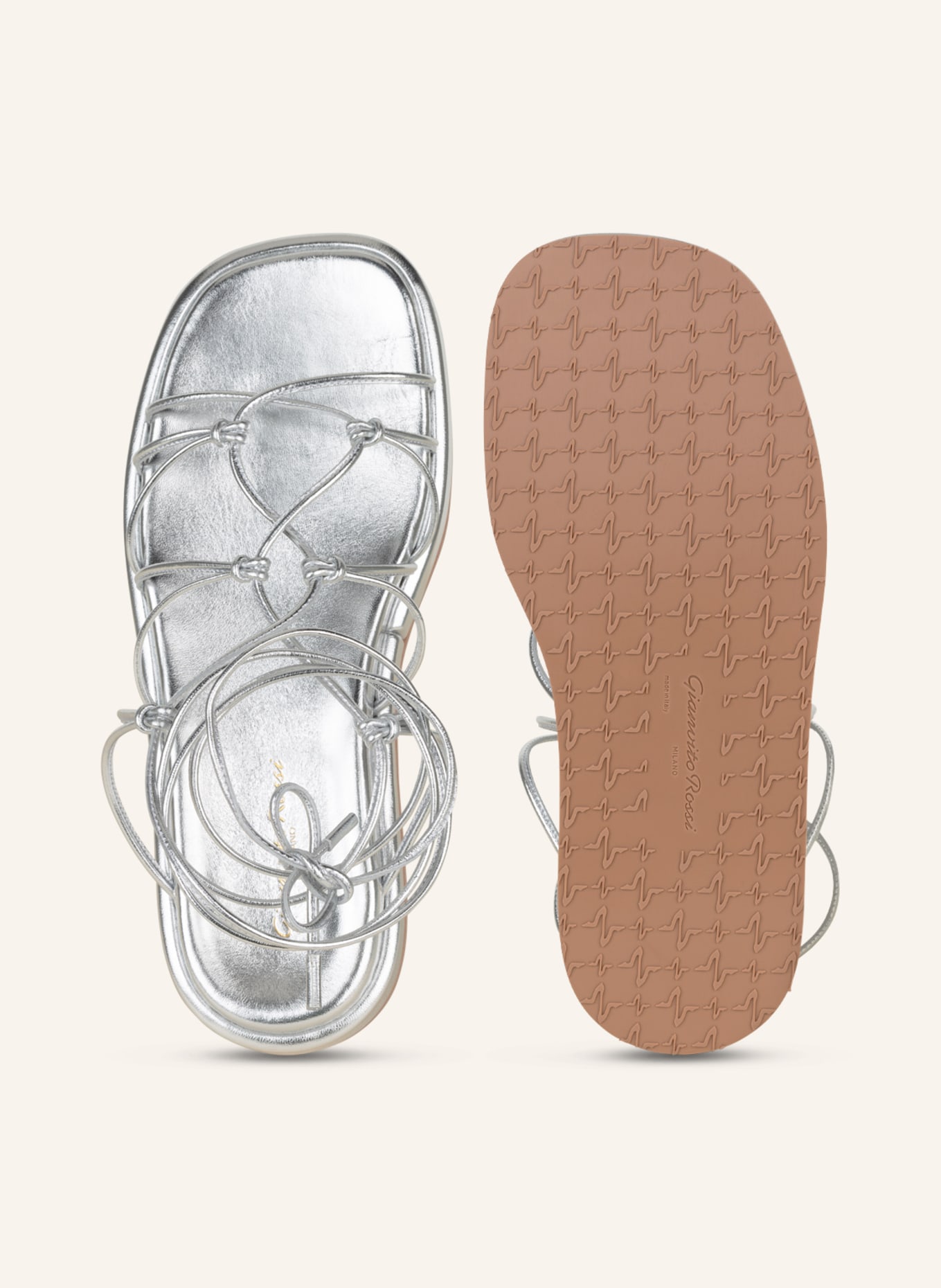 Gianvito Rossi Sandals MINAS, Color: SILVER (Image 5)