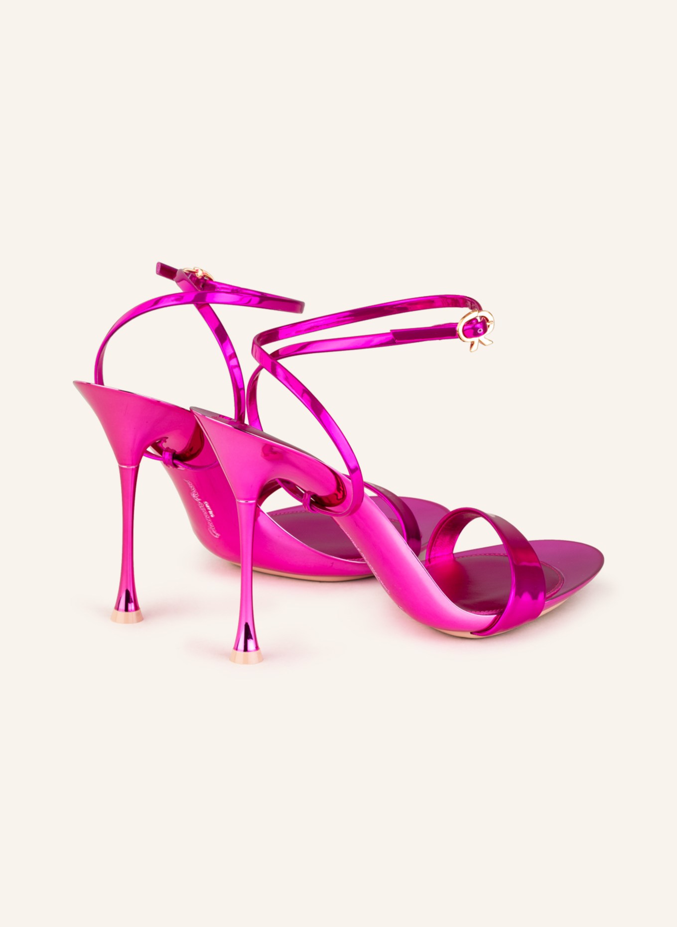 Gianvito Rossi Sandals SPICE RIBBON, Color: NEON PURPLE (Image 2)